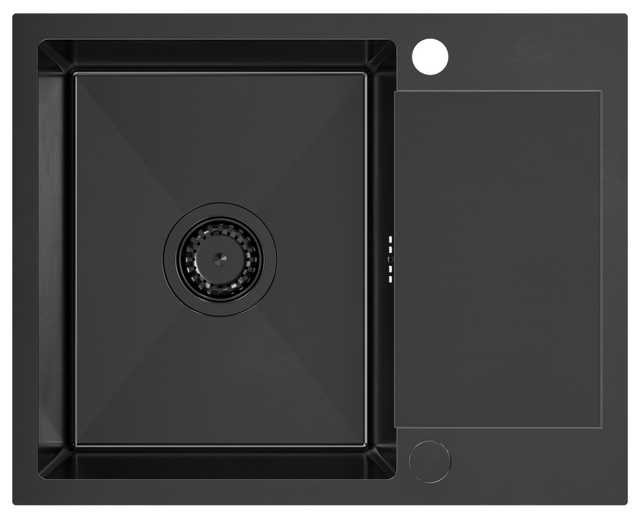 Zlewozmywak stalowy Musso 45 Quadron