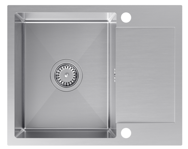 Zlewozmywak stalowy Musso 45 Quadron