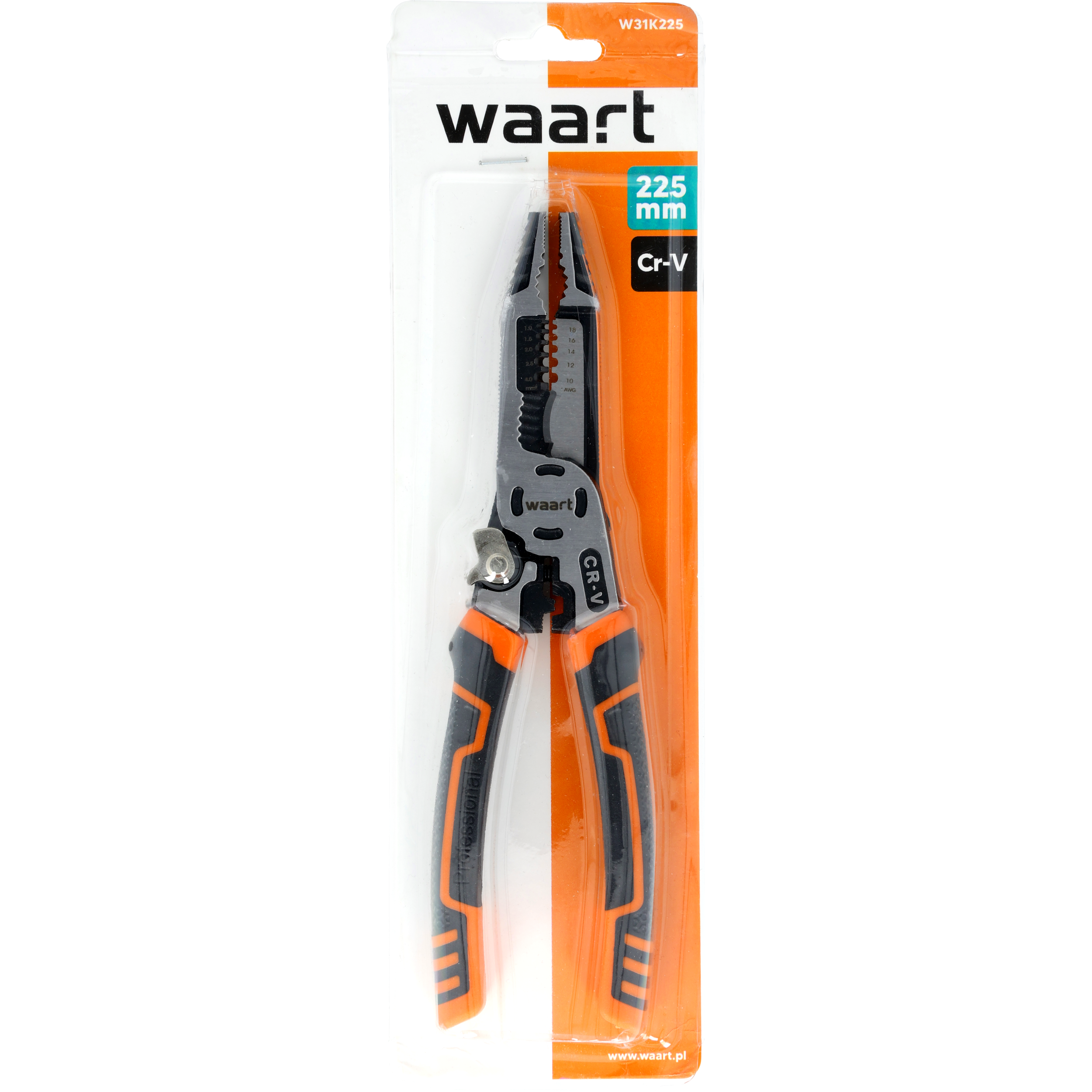 Szczypce uniwersalne 225 mm Waart - 6