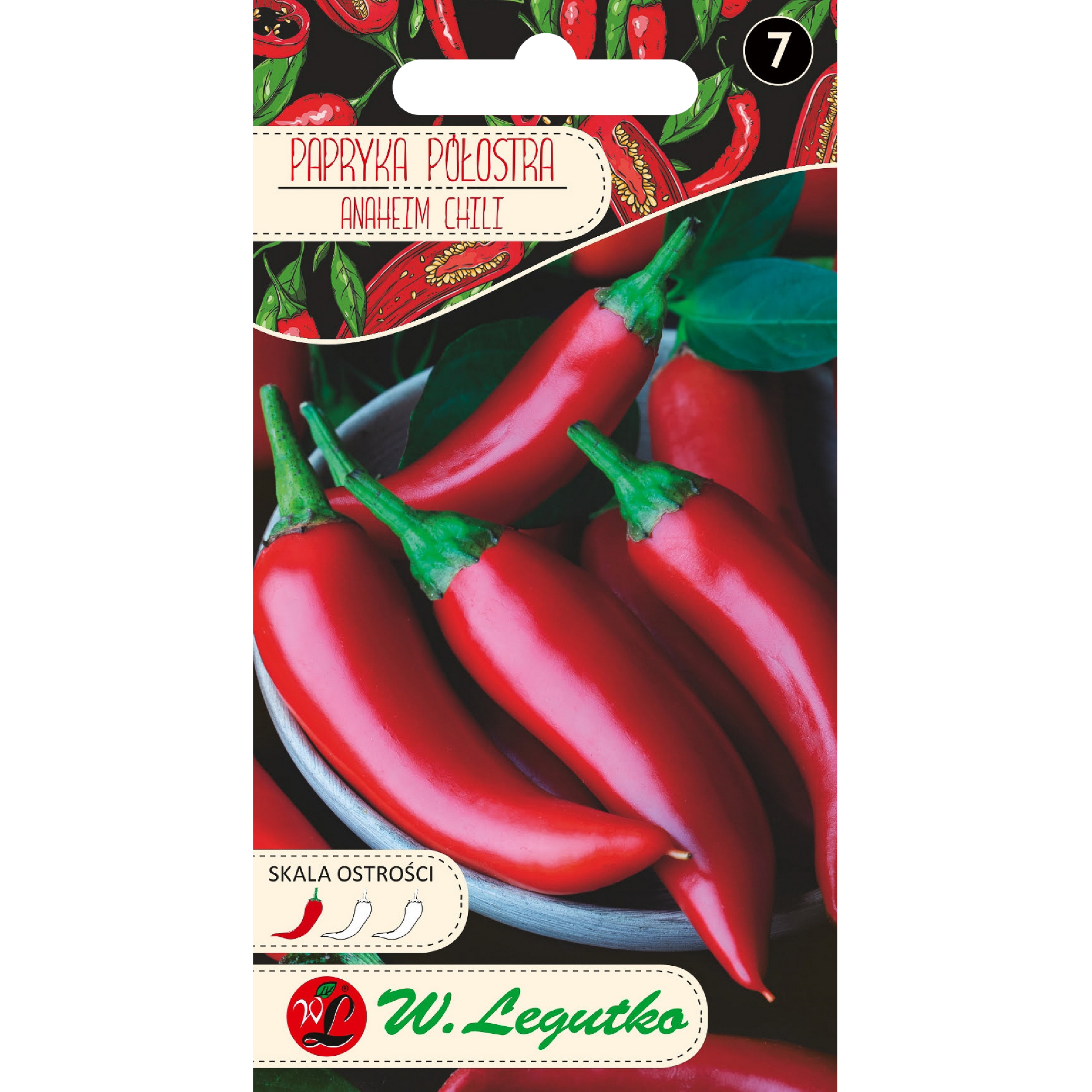 Papryka ostra Anaheim Chili nasiona W. Legutko
