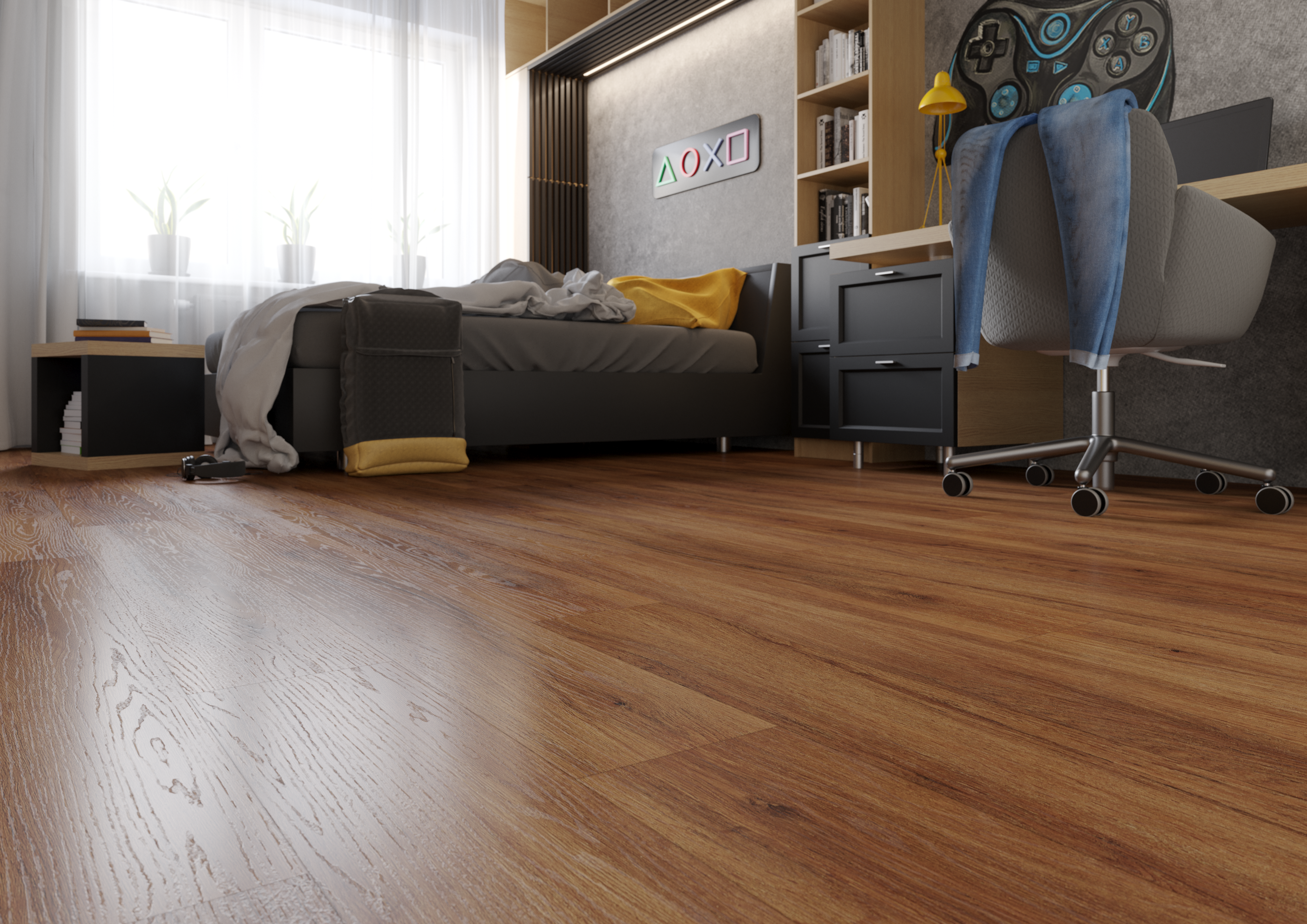 Panele winylowe SPC Dąb York Forte - 2