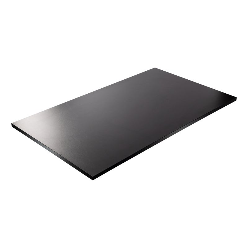 Blat do biurka stolika laminowany czarny 180 x 95 cm Kolm
