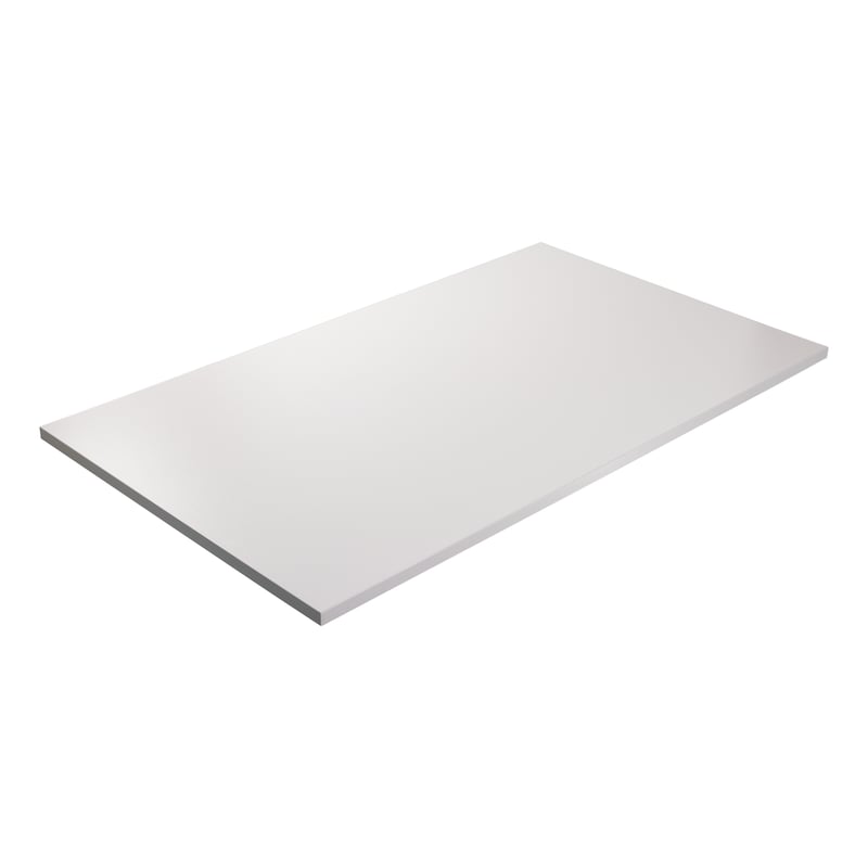 Blat do biurka stolika laminowany szary 180 x 95 cm Kolm