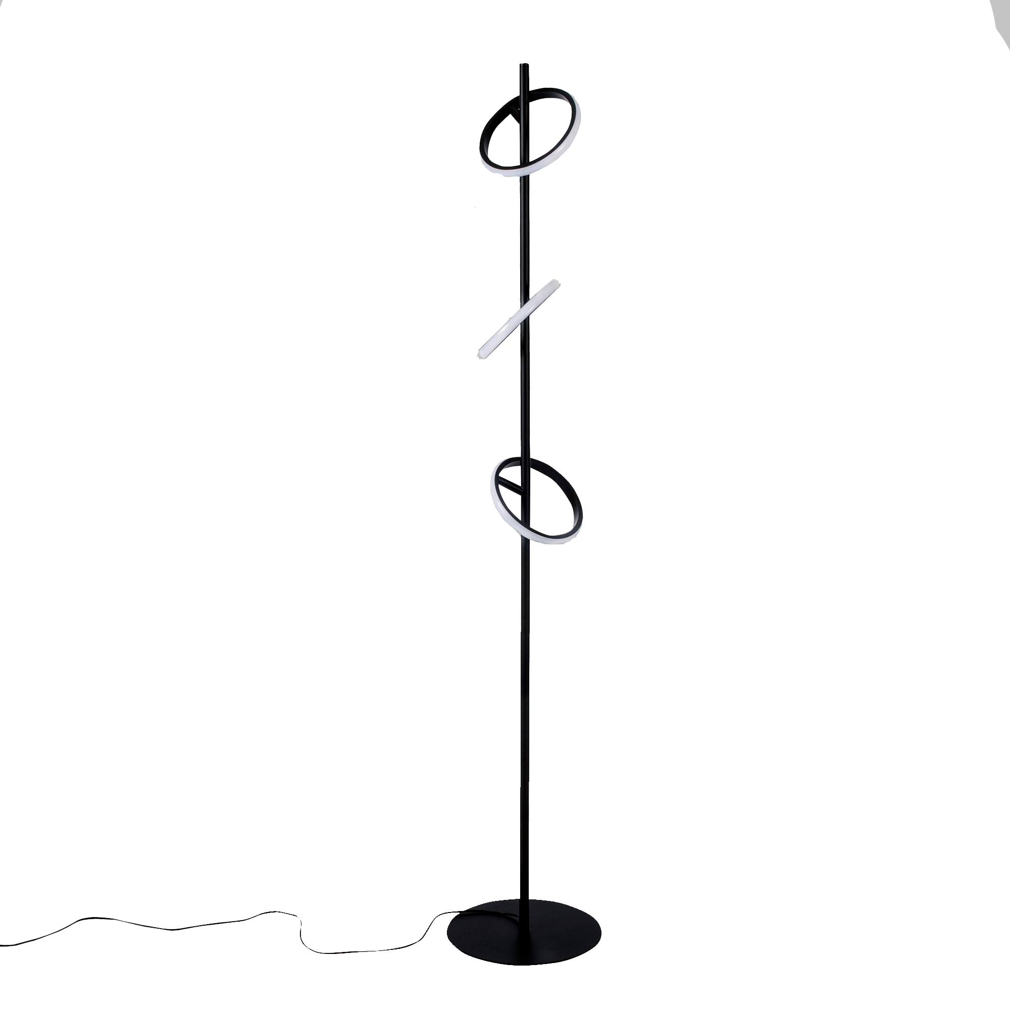 Lampa podłogowa Kapeo czarna LED Inspire - 2