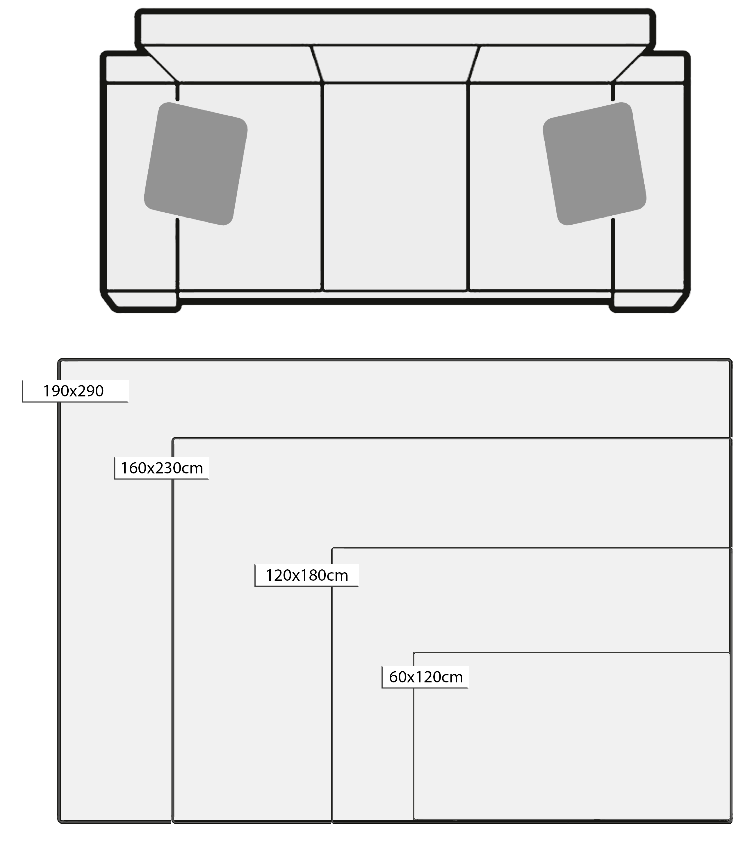 Tapete interior polipropileno Norge 60X120CM linho - 7