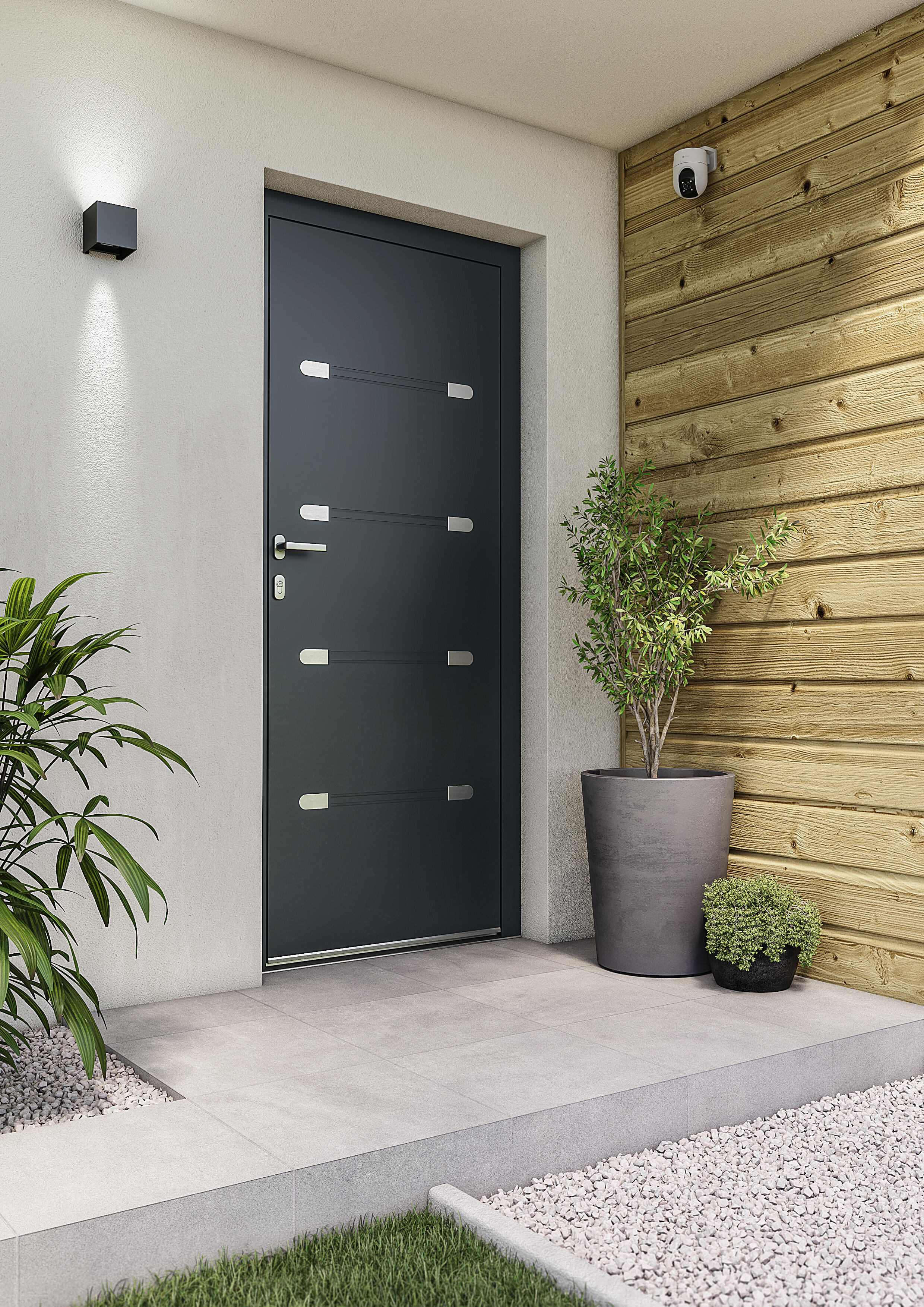 Caméra extérieur inclinable H8C 2K, EZVIZ - 2