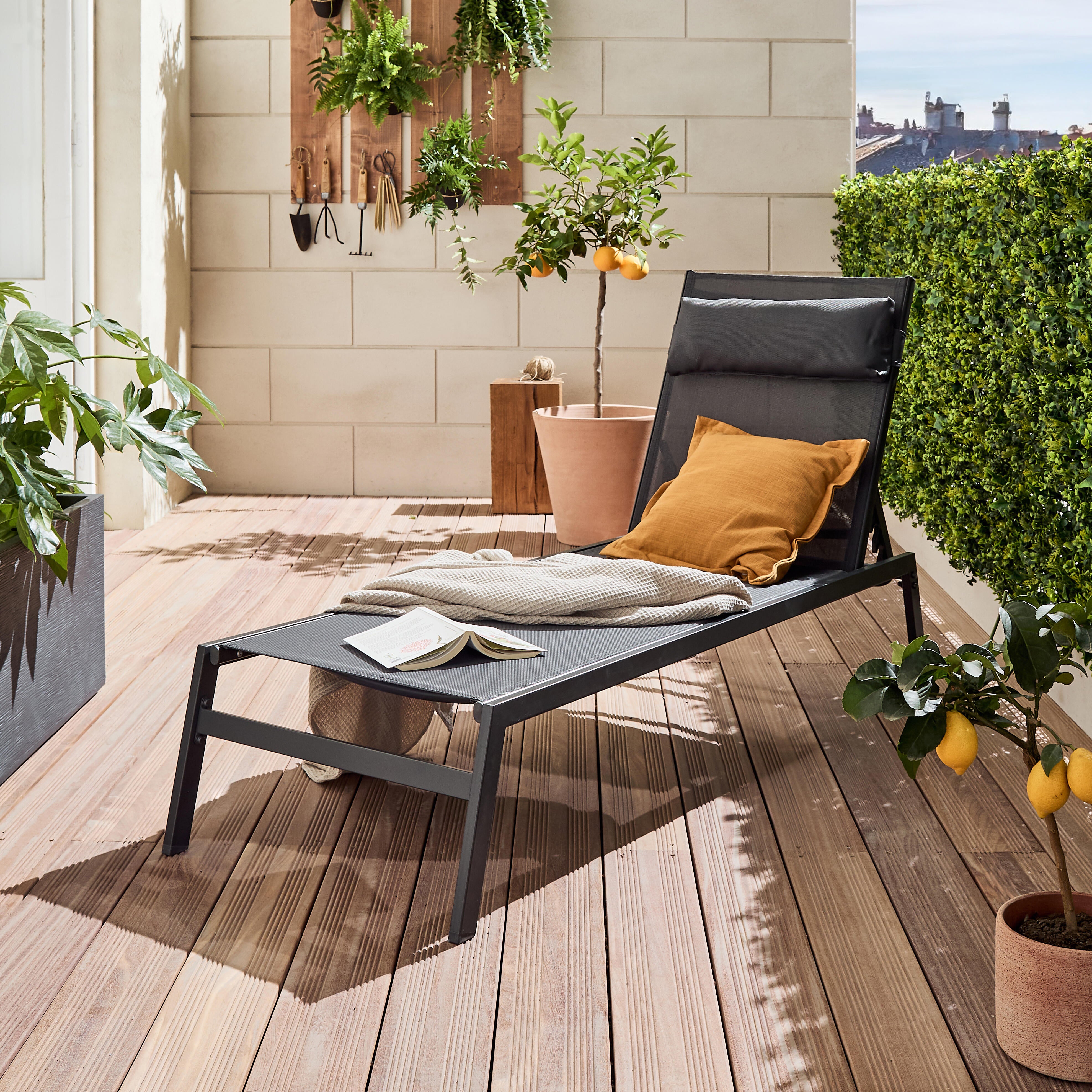 Mur végétal artificiel lierre, H.1 x L.1 m, FRANCE GREEN - 5