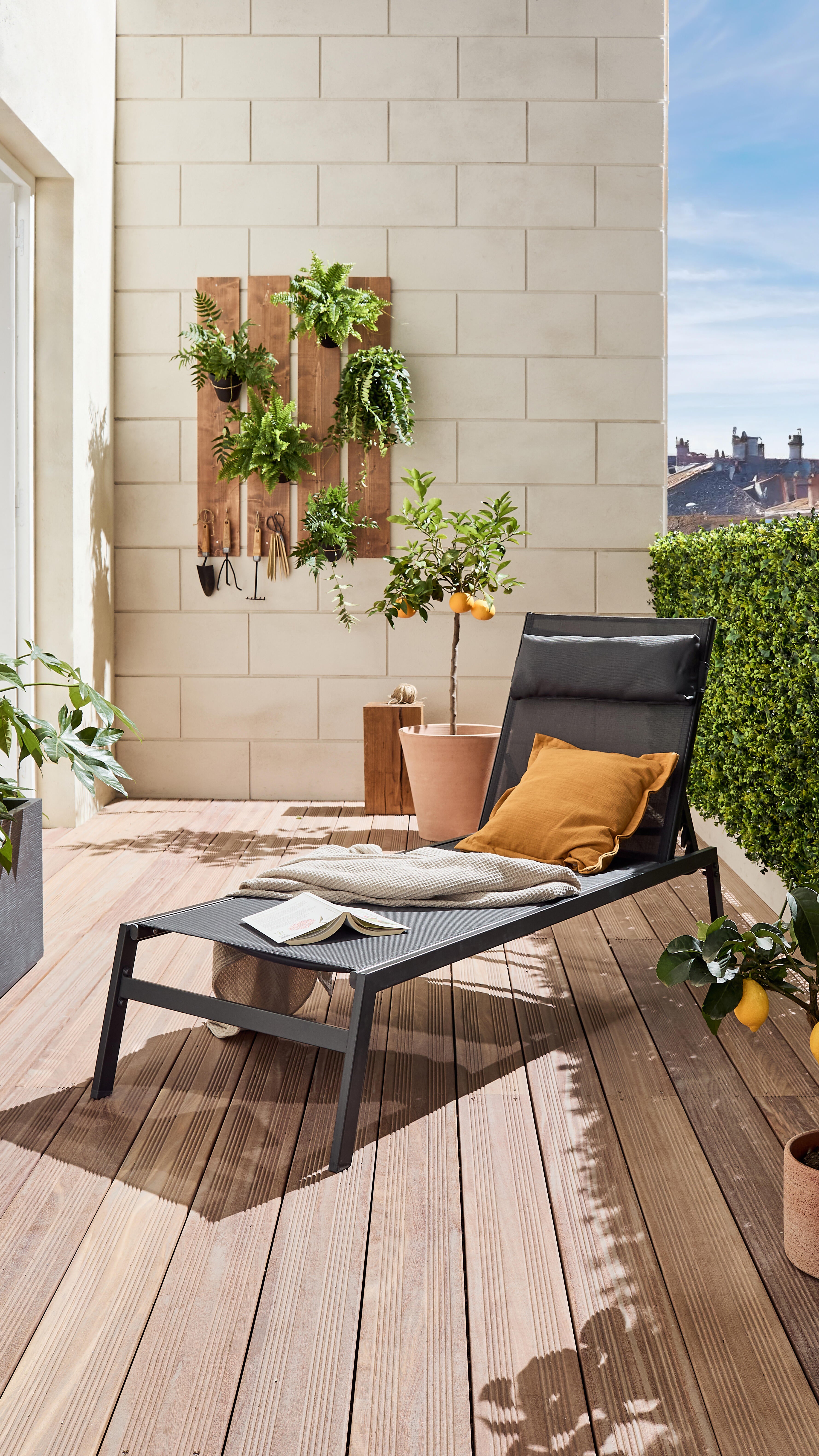 Mur végétal artificiel lierre, H.1 x L.1 m, FRANCE GREEN - 4