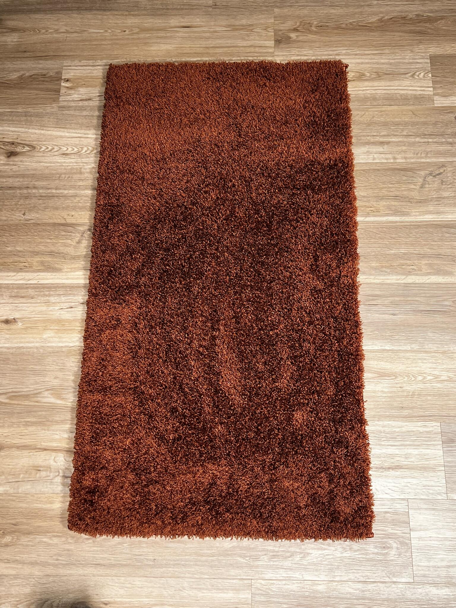 Alfombra pie de cama poliéster blizz terra 60x110cm