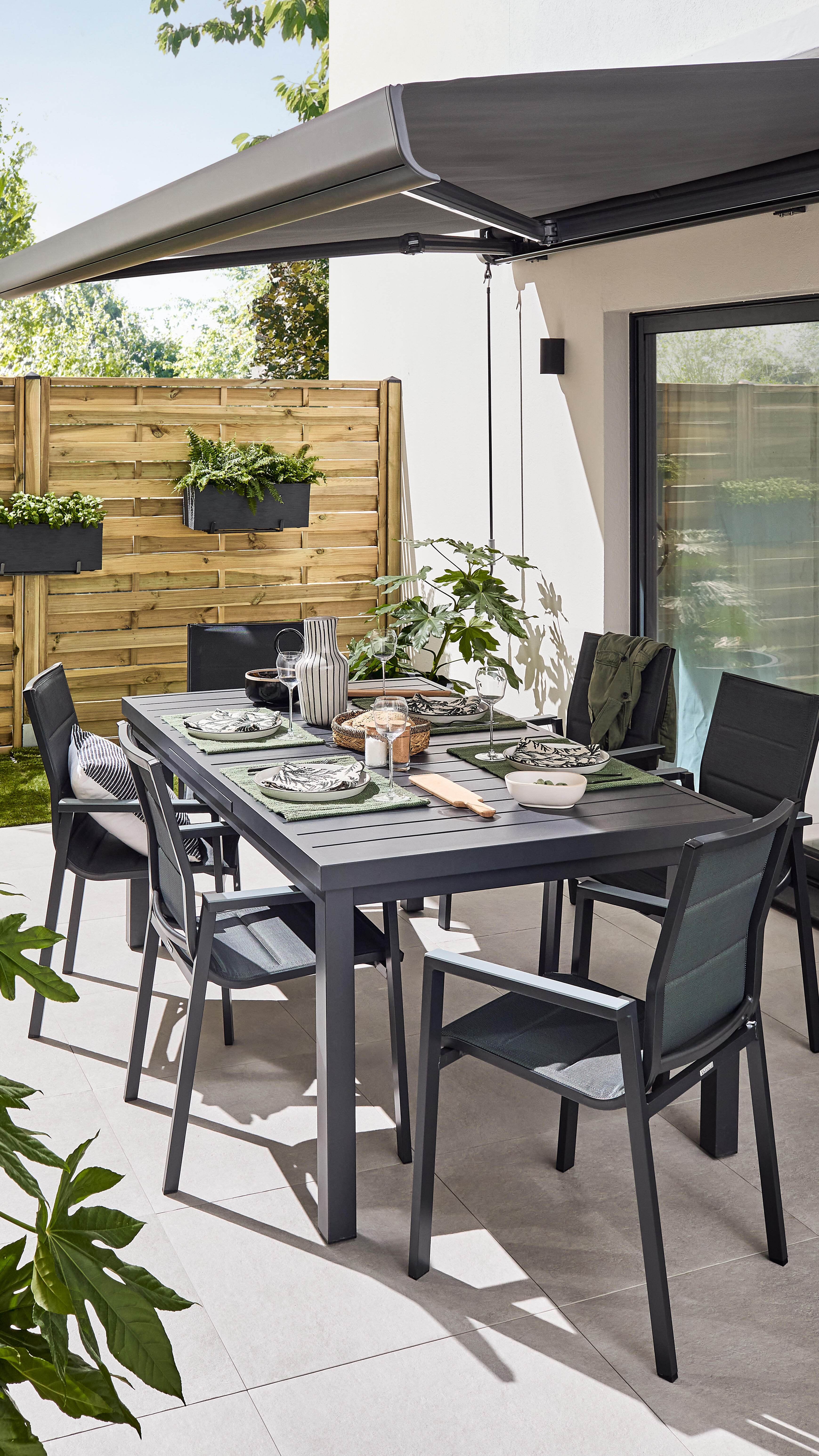 Table de jardin extensible 180/240 8 personnes Sanibel NATERIAL - 2