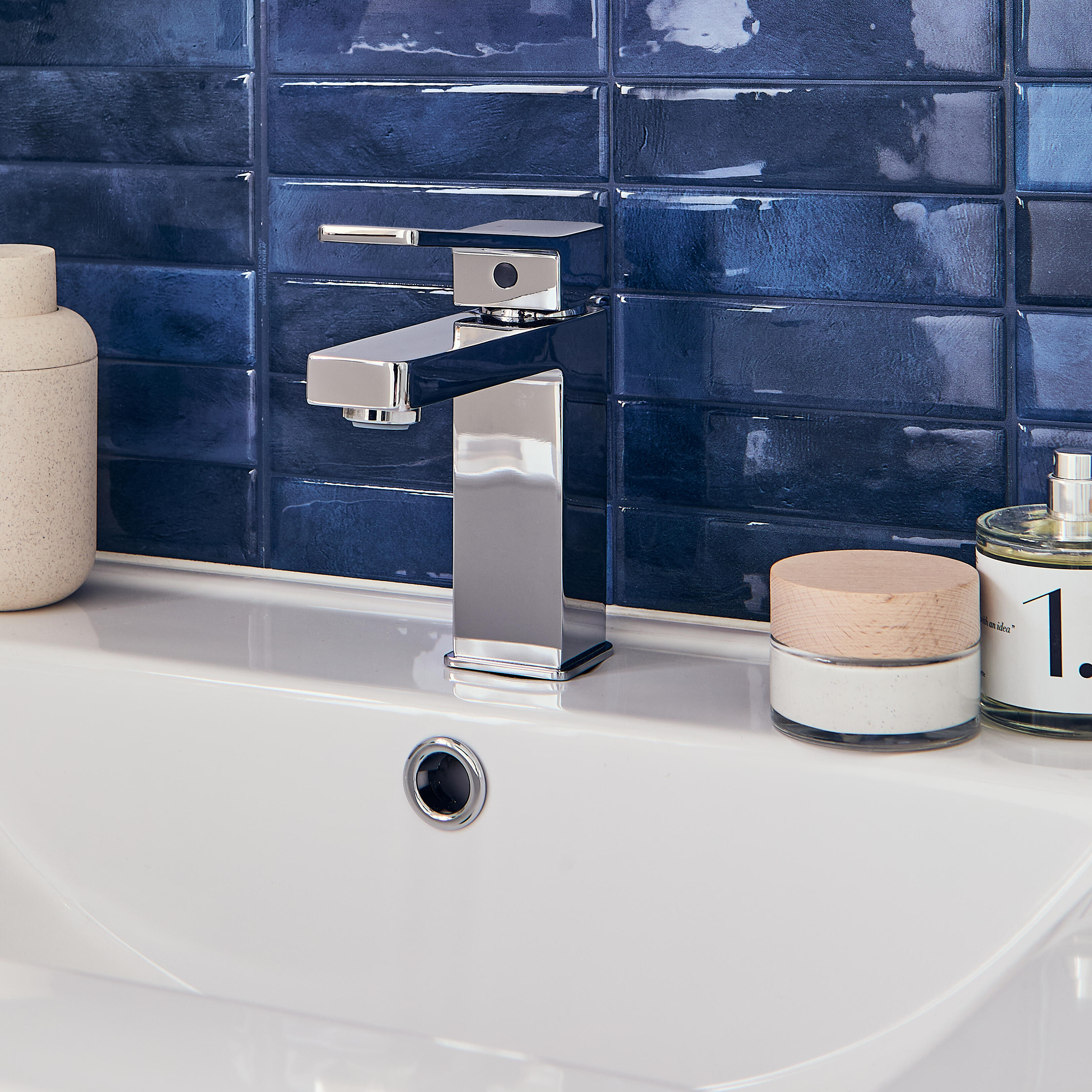 Mitigeur de lavabo chrome M, Studio, SENSEA - 2