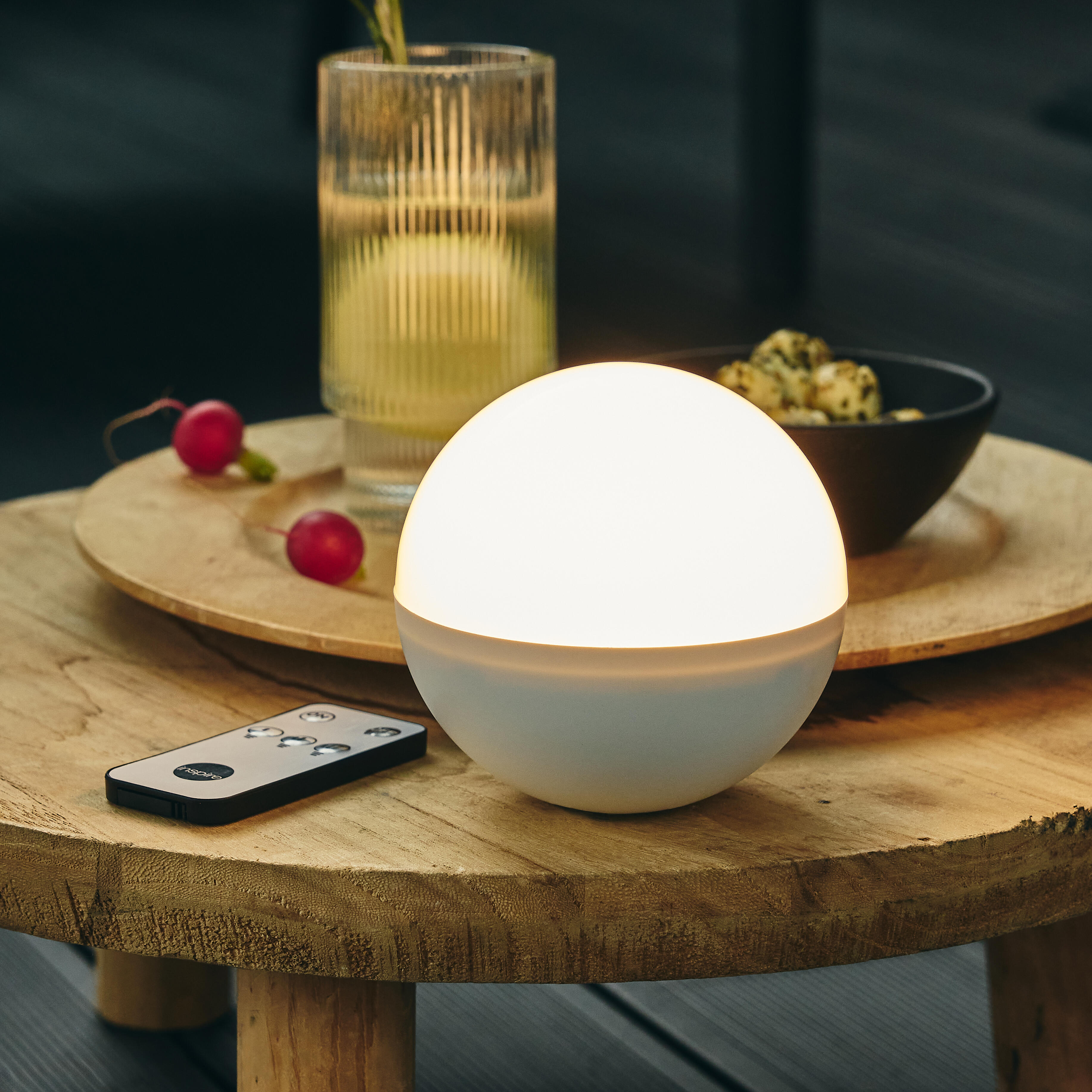 Candeeiro de exterior portátil usb led Caspe Inspire 1300LM IP54 11 cm branco - 17
