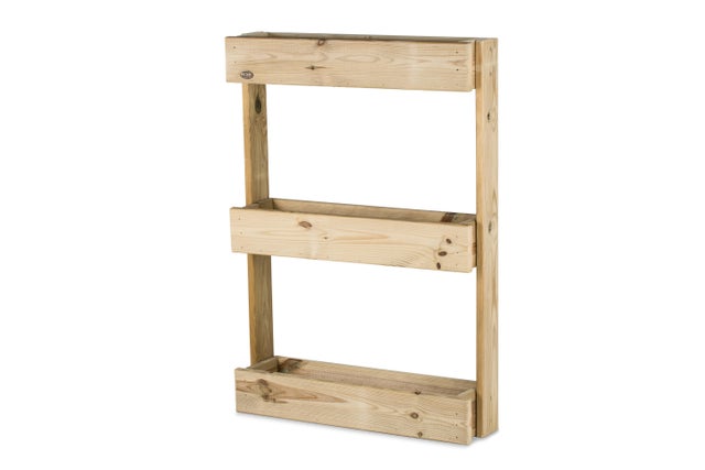 Huerto urbano de pared de madera Stand Line Wall 16x100x70 cm