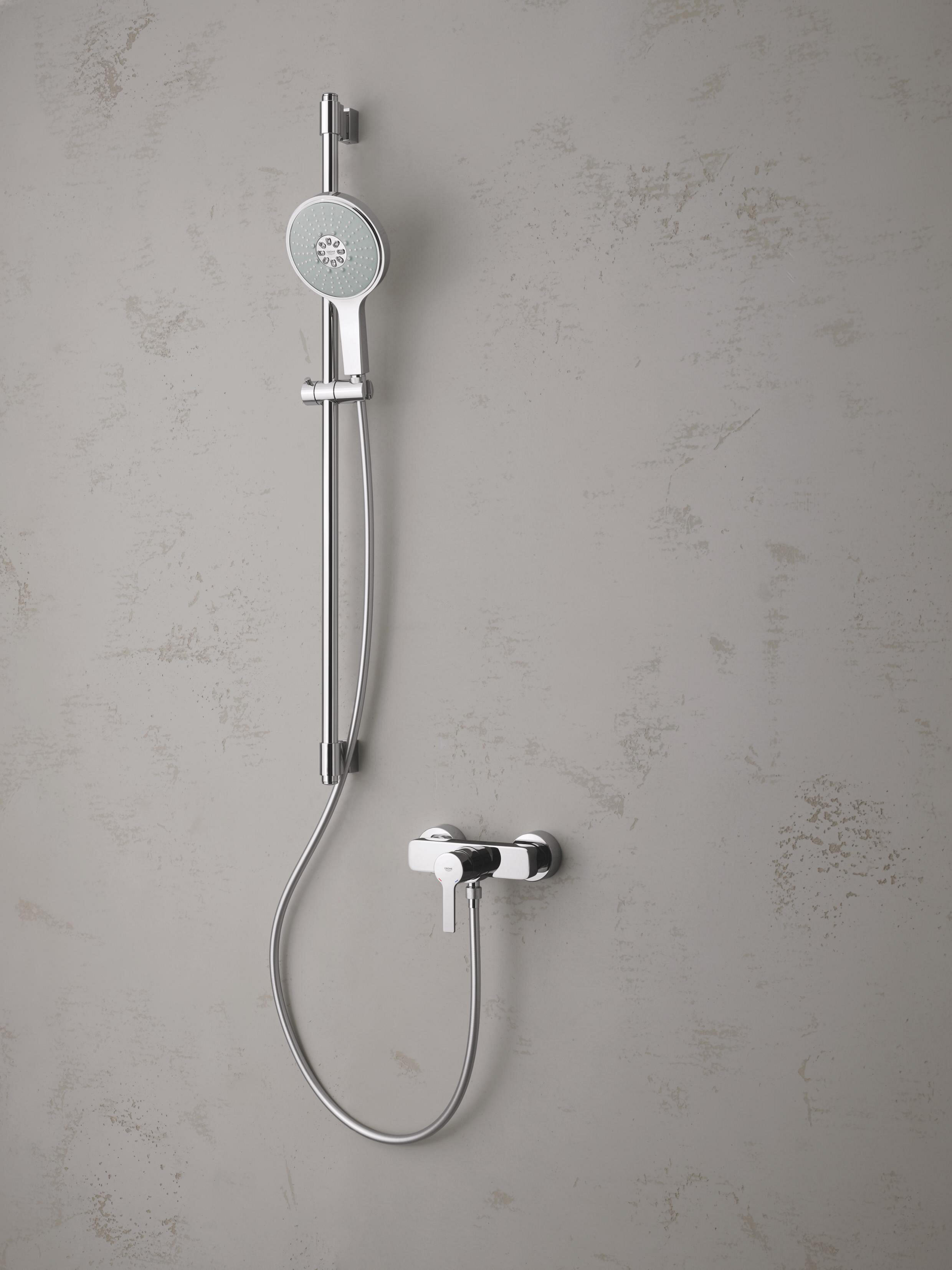 Rubinetto per doccia getto laminare cristallino Lineare cromo lucido GROHE - 2