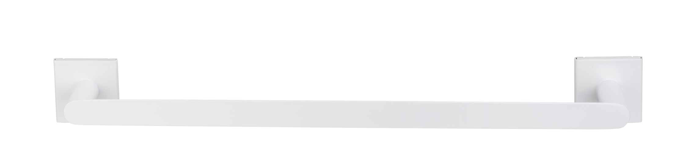 Porte-serviette mural barres et étagères 1 barre à coller / à monter blanc Ovaro - 2