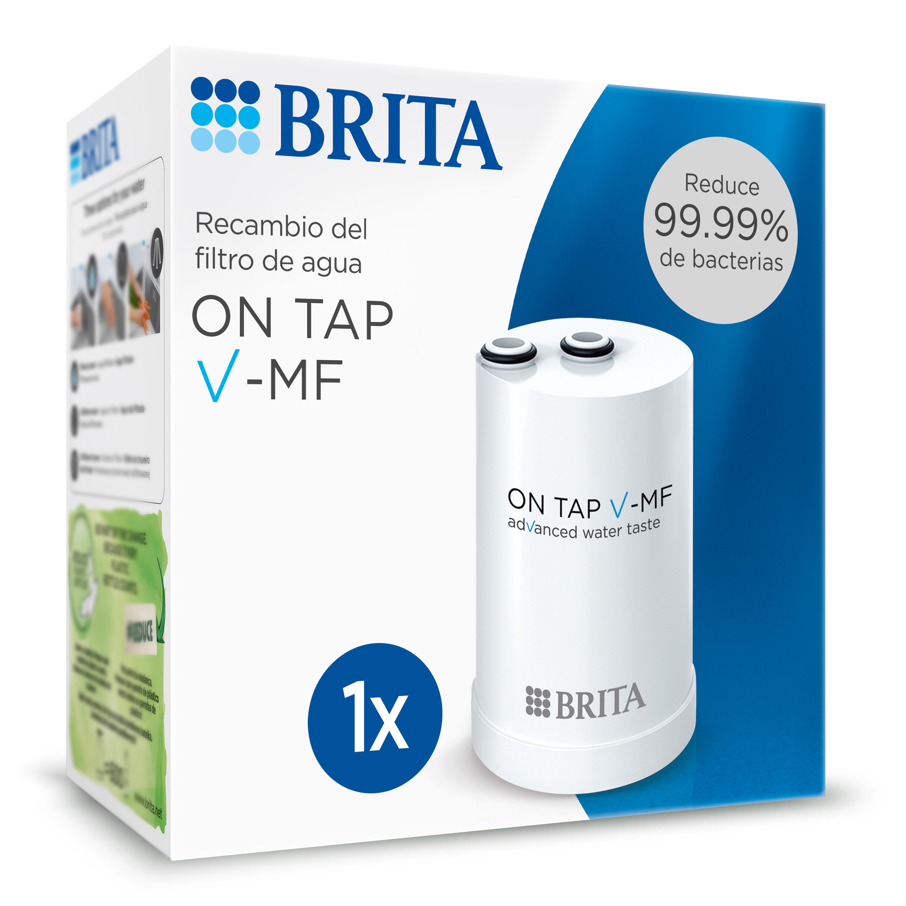 Recambio cartucho para filtros de agua nuevo on tap brita