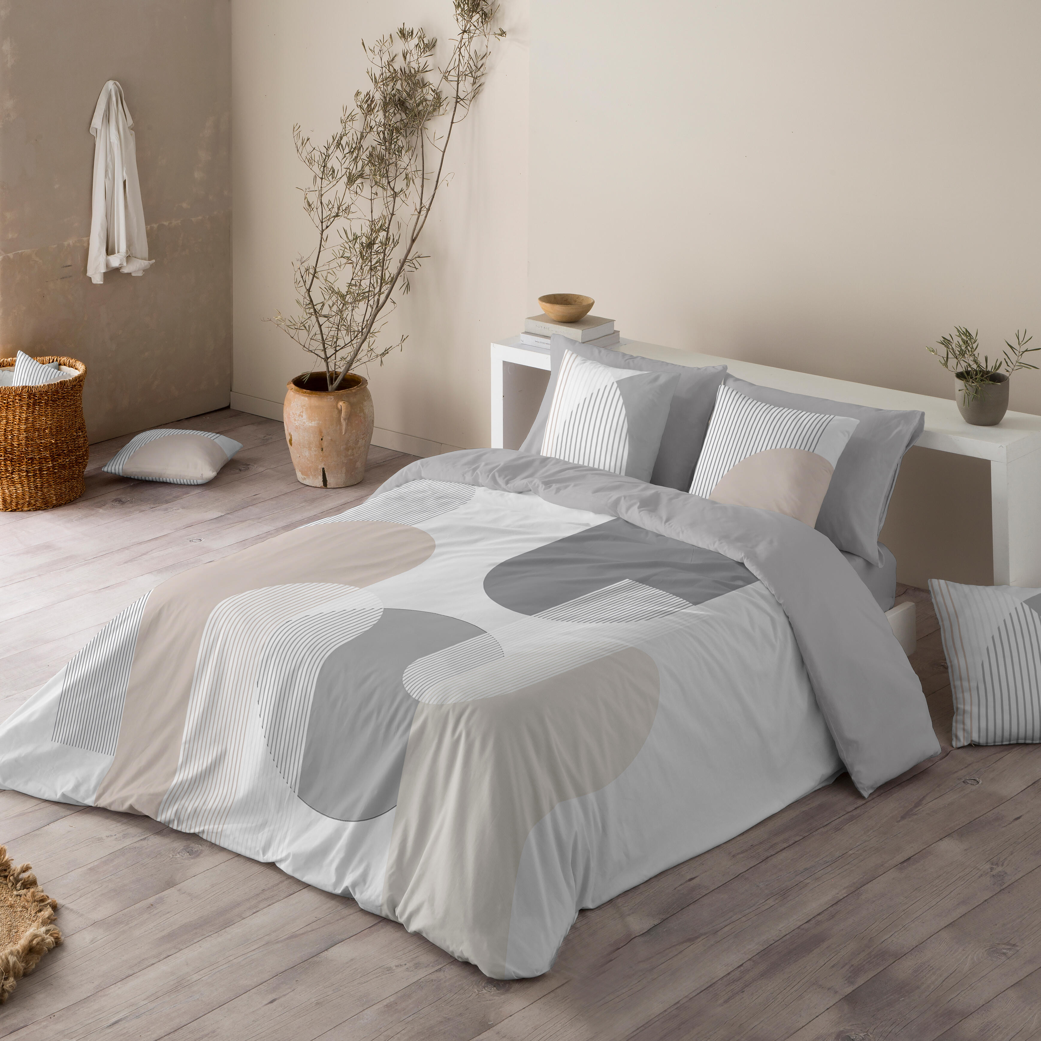 Juego de funda nórdica CAMI 220x220 cm para cama de 135 cm - 4