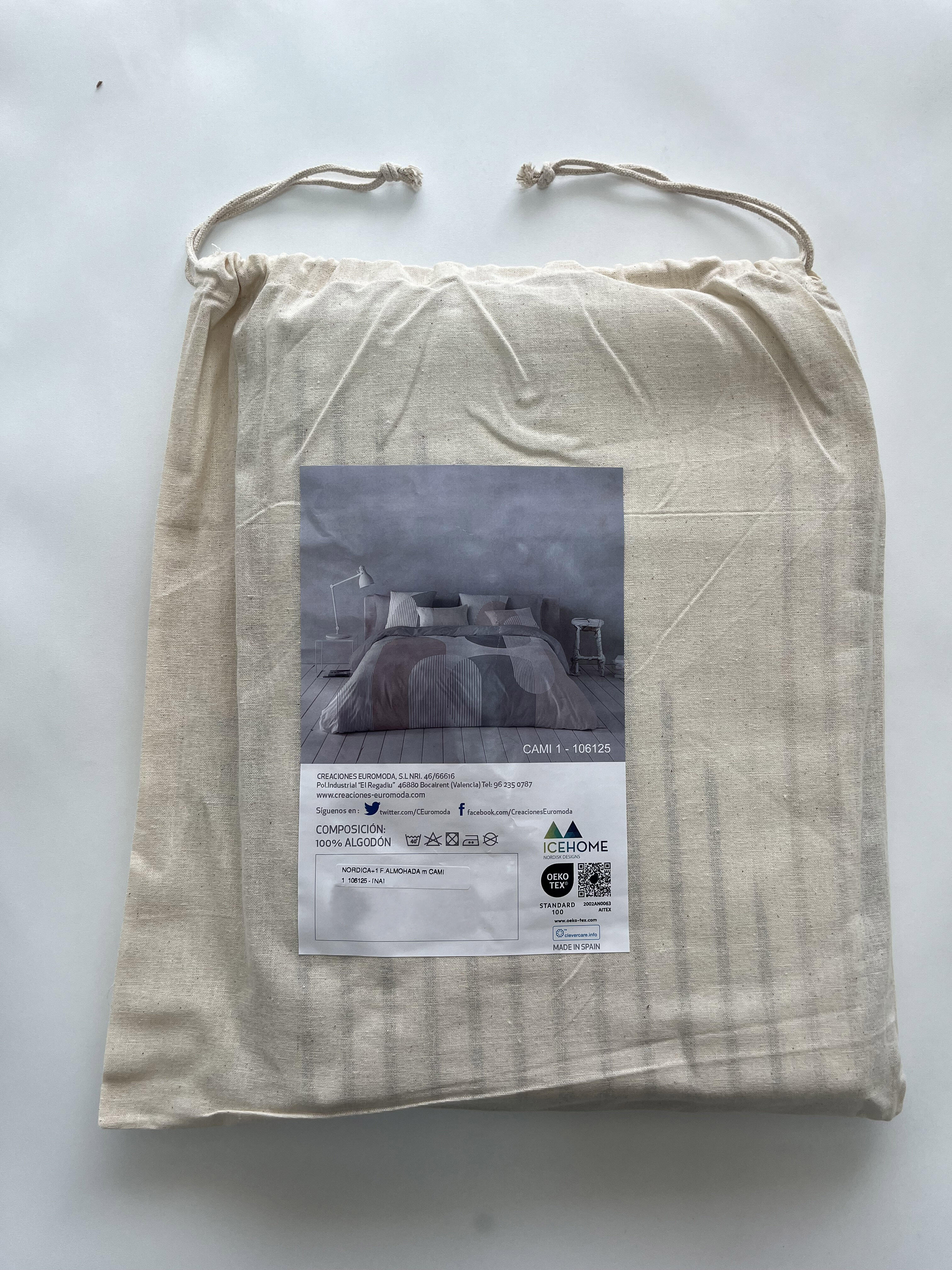 Juego de funda nórdica CAMI 220x220 cm para cama de 135 cm - 8