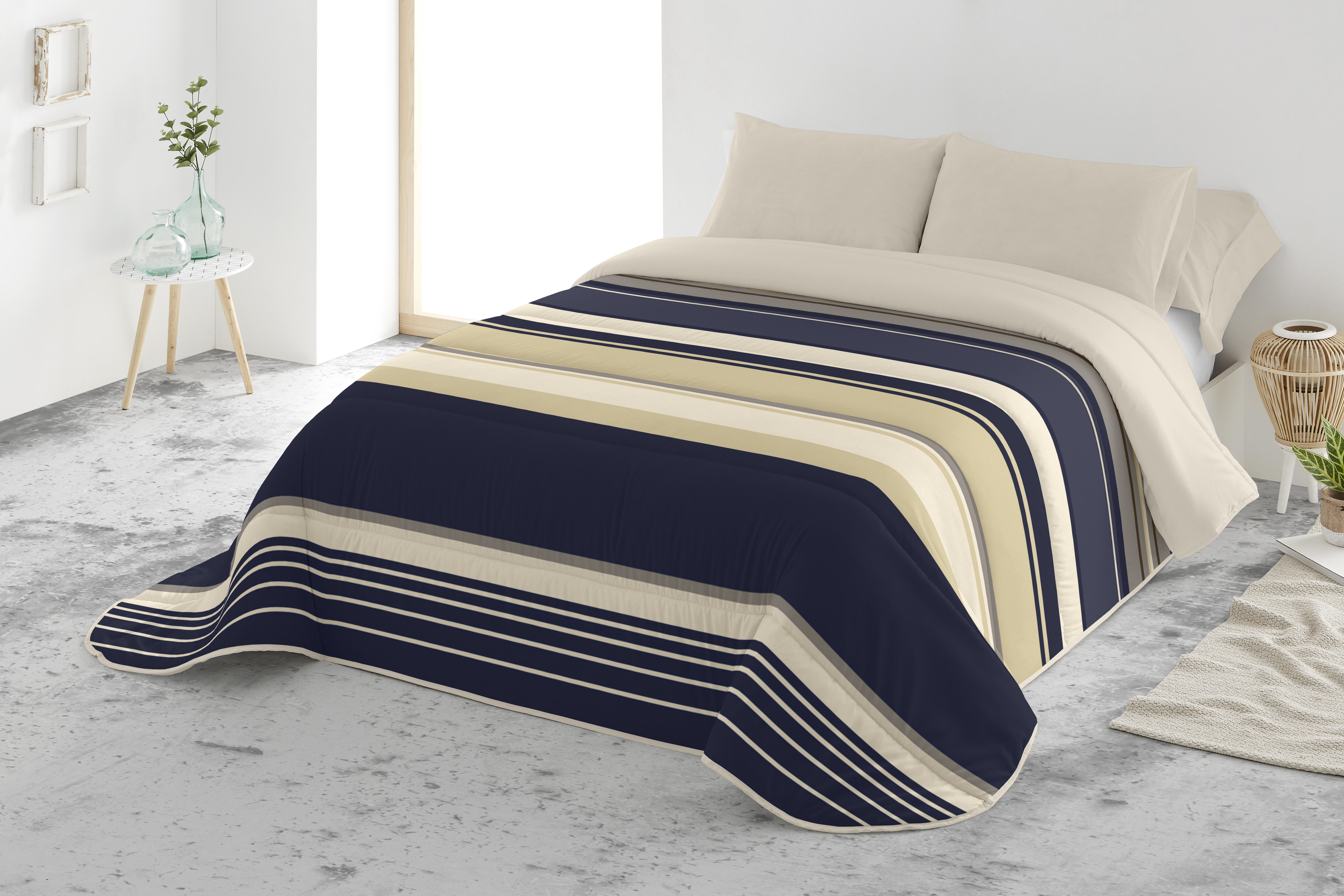 Elegear Cooling Comforter Edredón Nórdico NATURALS 300gr 270x260cm  Estampado AFNAN Tofu, Microfibra Poliéster, Certificado Oeko-Tex The  Naturals