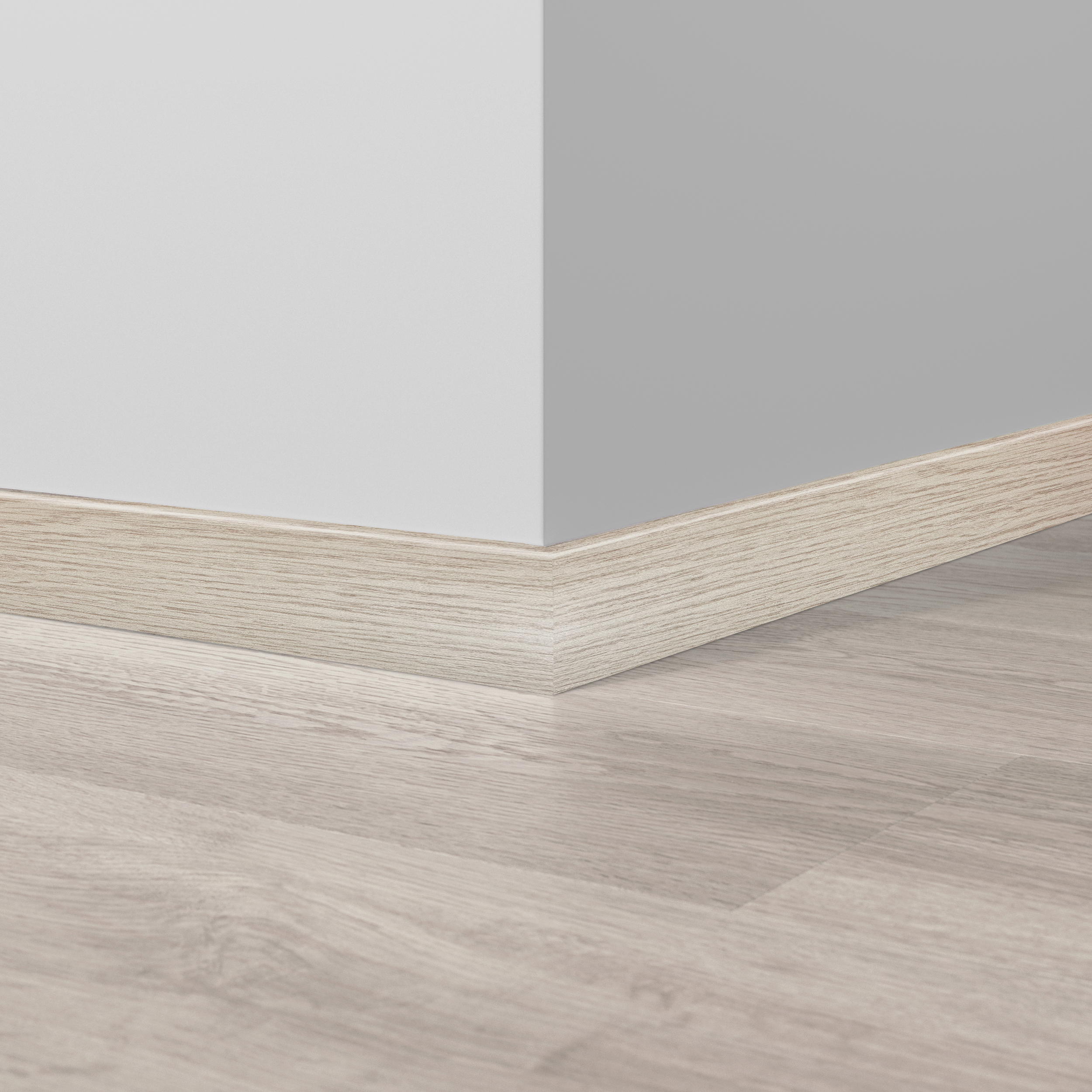 Rodapé poliestireno bege mate 15x80x2400 mm Artens - 4