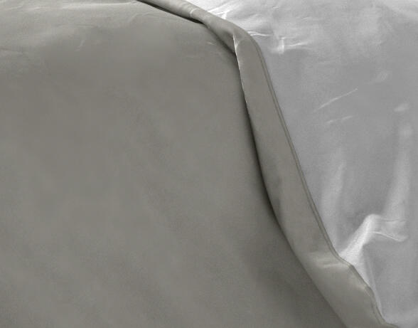 Funda nórdica reversible gris/blanco 240x220 cm para cama de 150 cm - 12