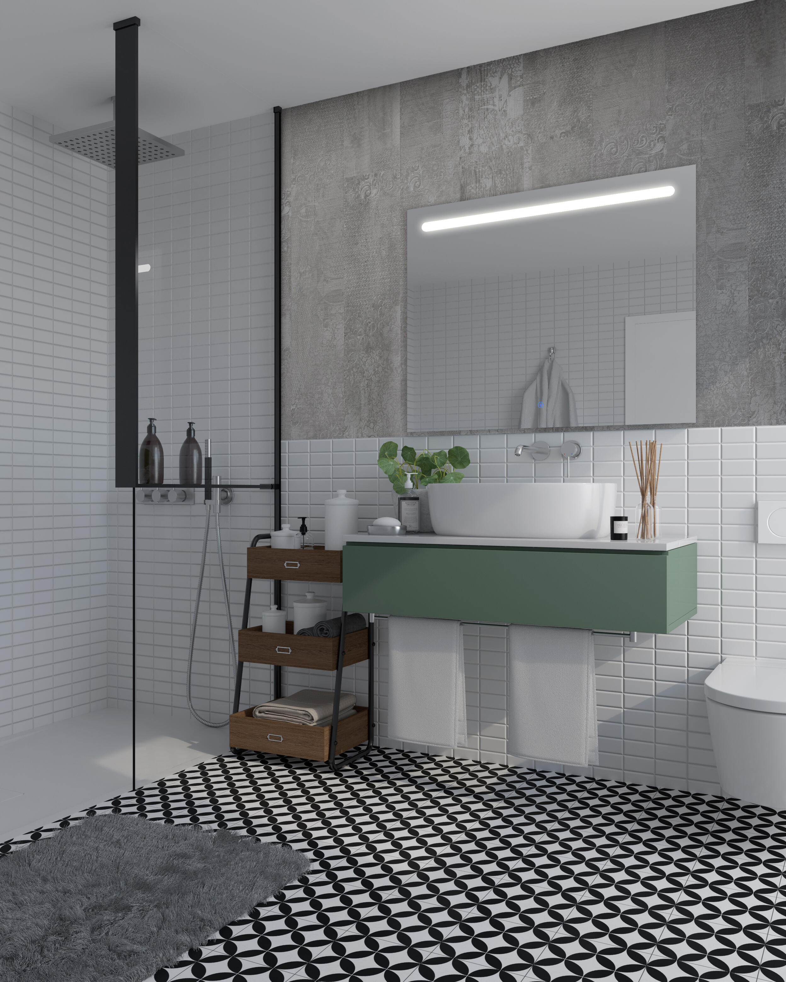 Espejo de baño con luz LED  Push  con antivaho, táctil, altavoz, , bluetooth,  120x80cm - 5