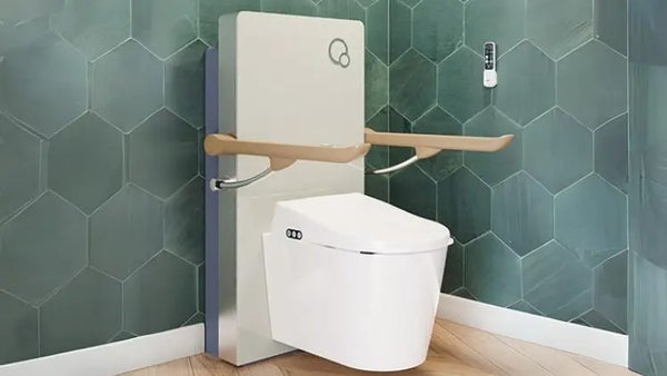 Levita : Un WC lavant à hauteur variable		