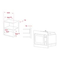 MICROONDAS DE ENCASTRE CON GRILL TEKA MWE 202 FI - 3