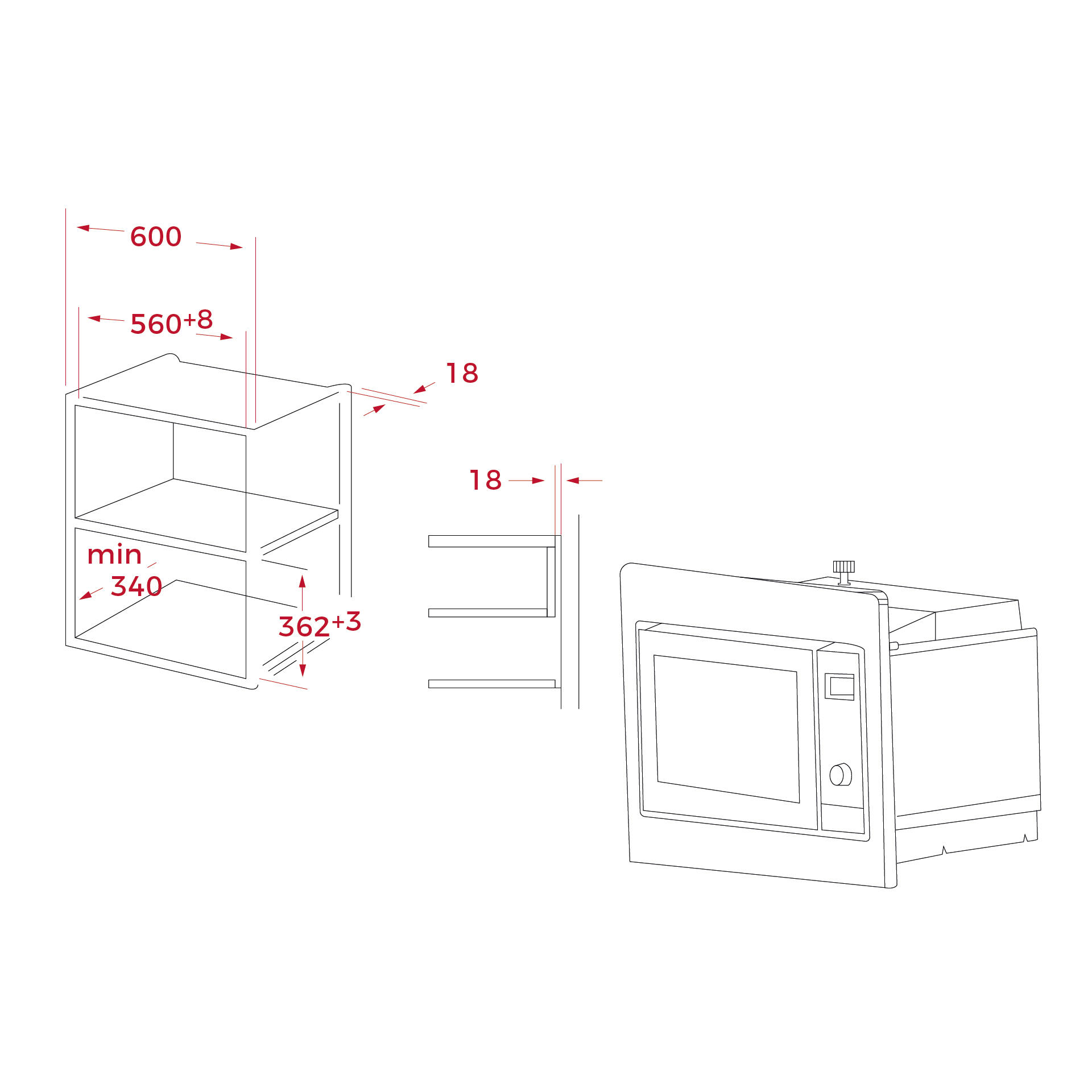 MICROONDAS DE ENCASTRE CON GRILL TEKA MWE 202 FI - 3