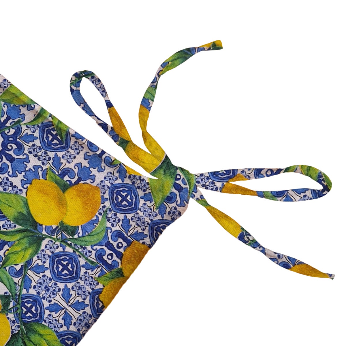 Set 4 cuscini per sedia in poliestere multicolore 40 x 40 x Sp 16 cm - 4