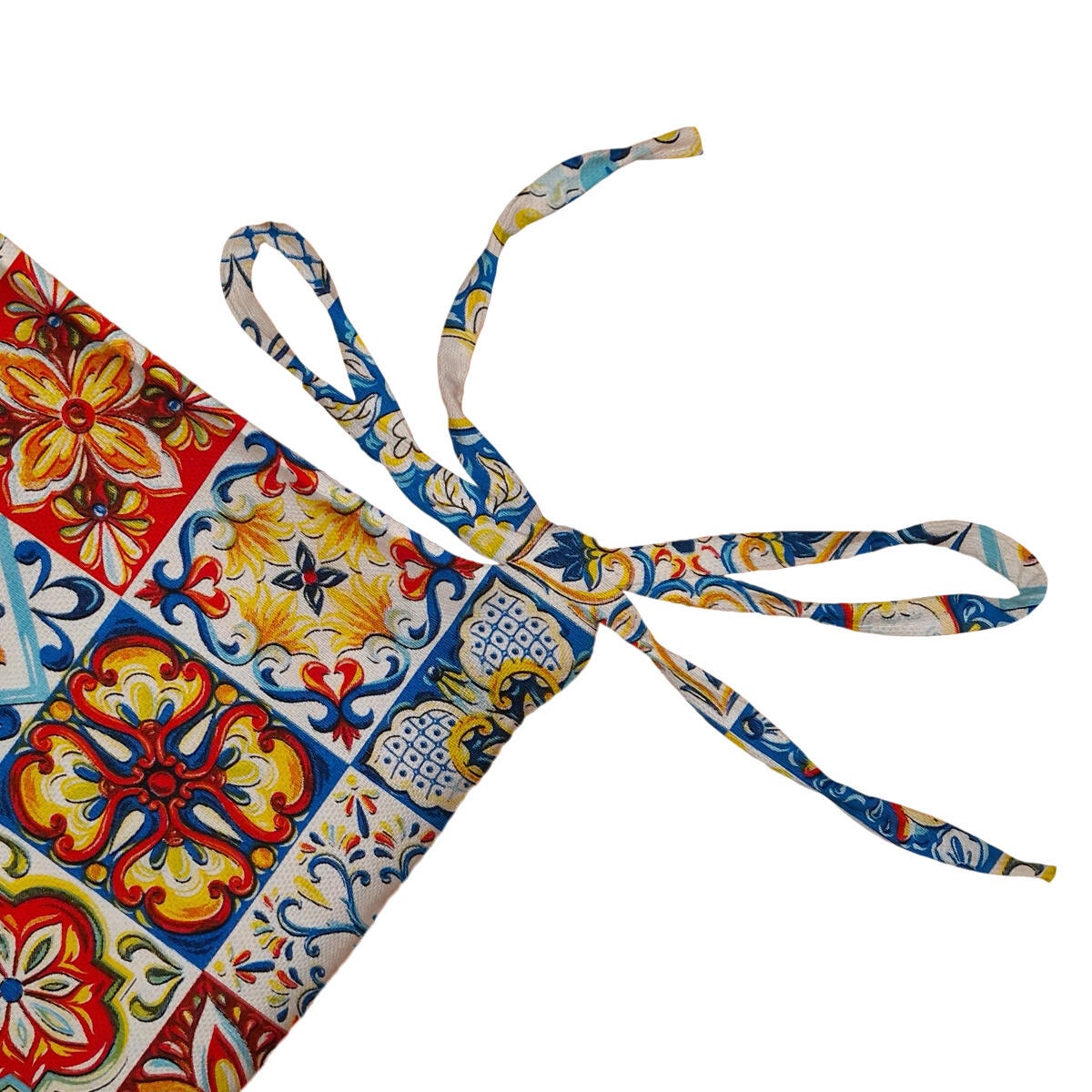 Set 4 cuscini per sedia in poliestere multicolore 40 x 40 x Sp 4 cm - 4