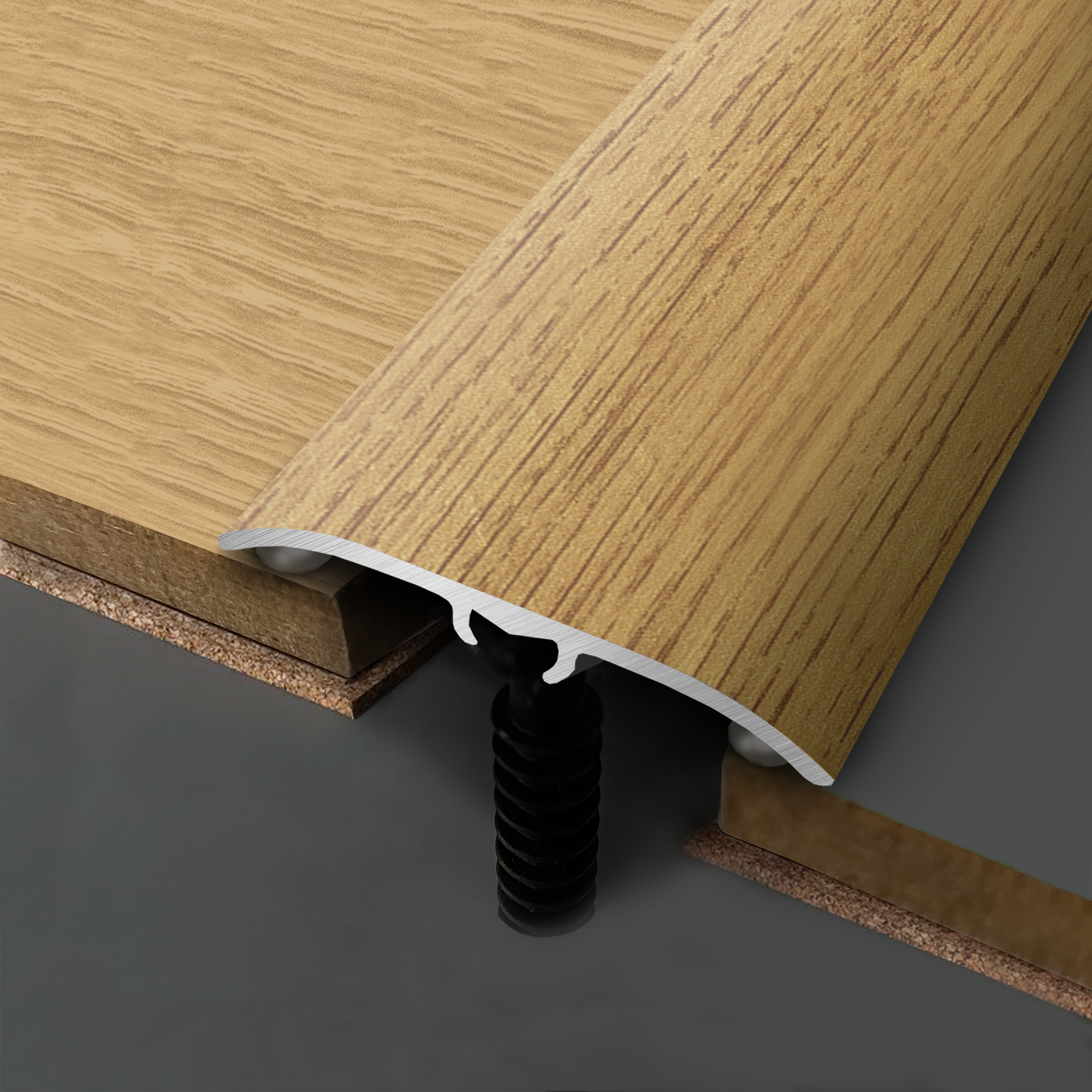 Perfil 4 em 1 de alumínio Artens 1660X37MM NAT375 - 4