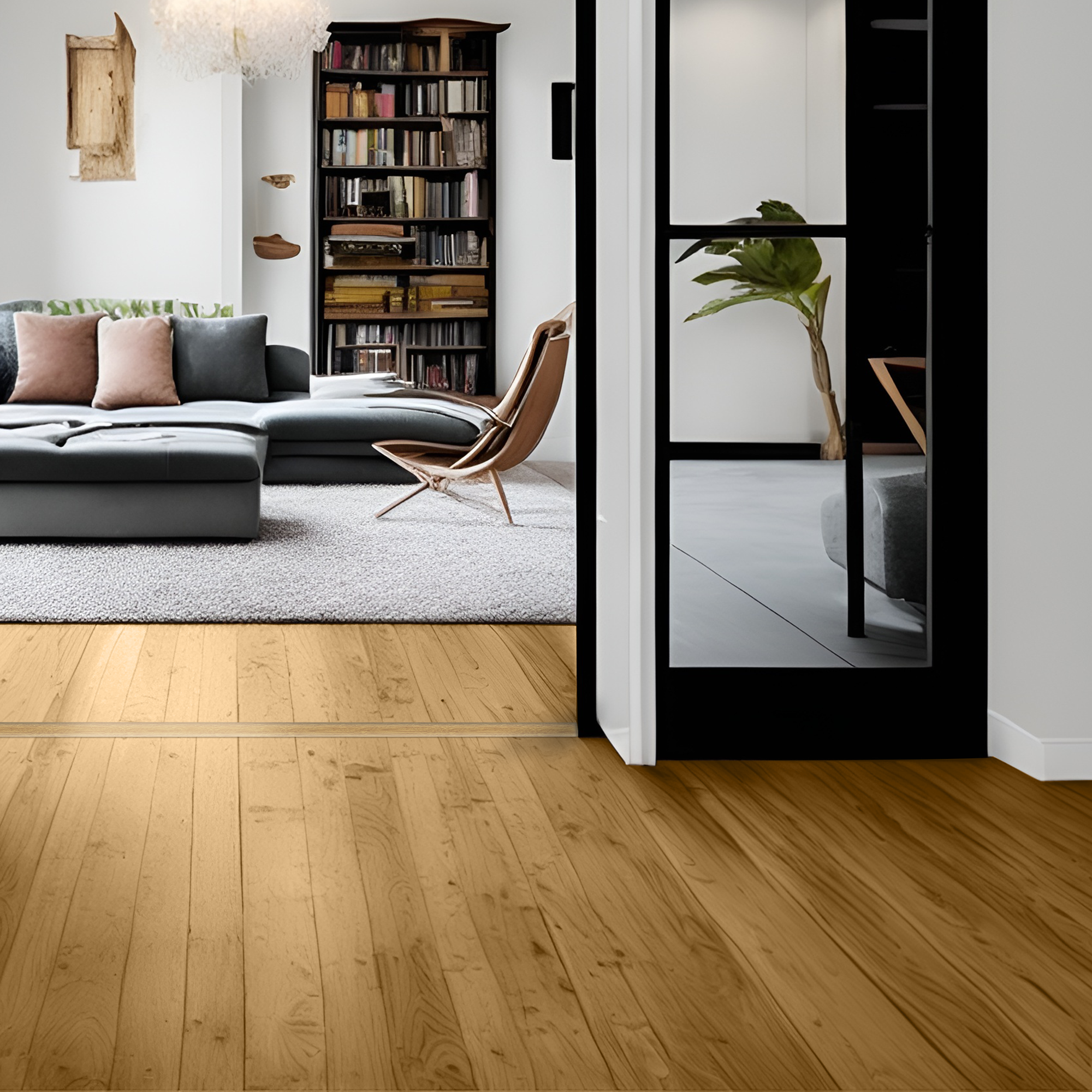 Perfil 4 em 1 de alumínio Artens 1660X37MM NAT375 - 2