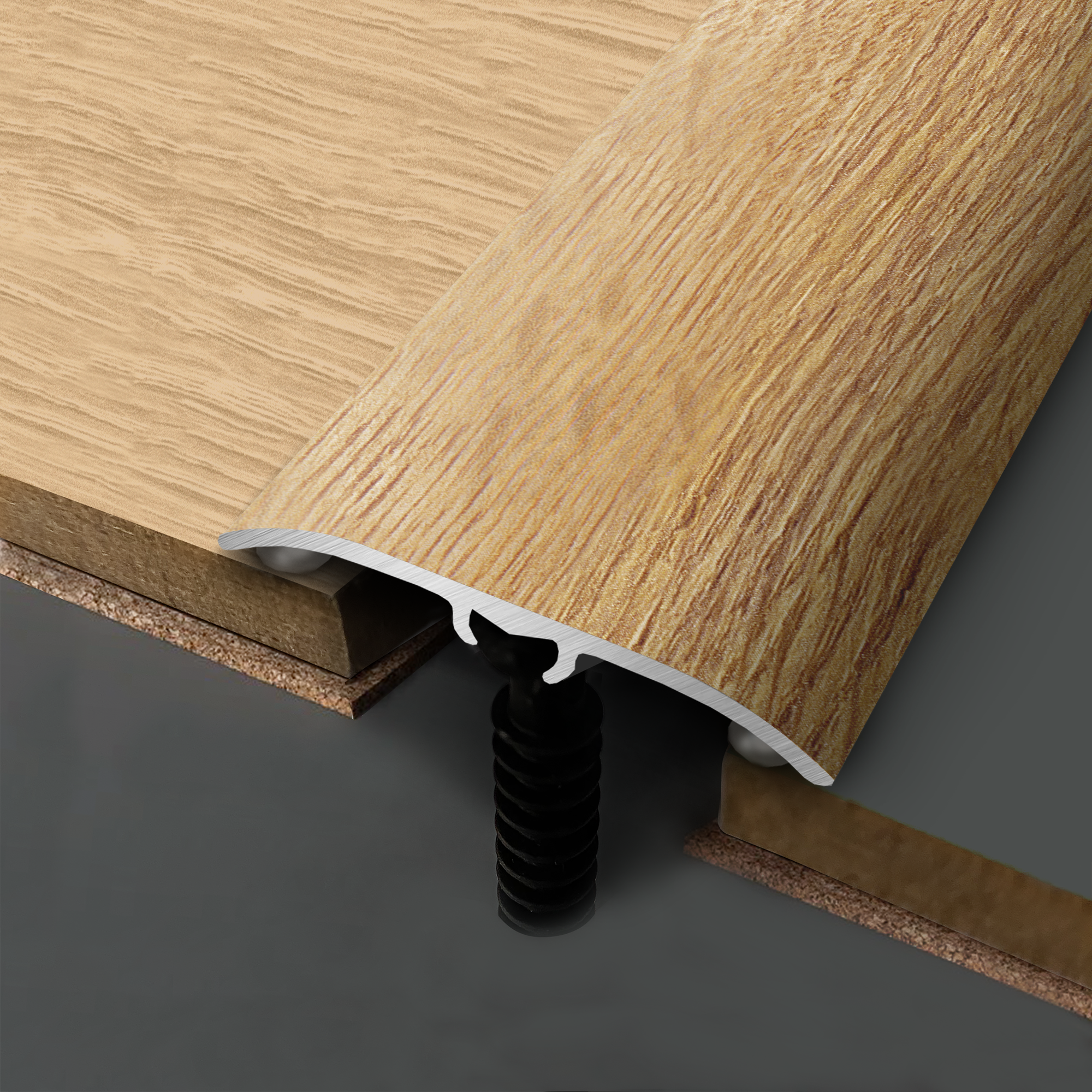 Perfil 4 em 1 de alumínio Artens 1660X37MM NAT350 - 5