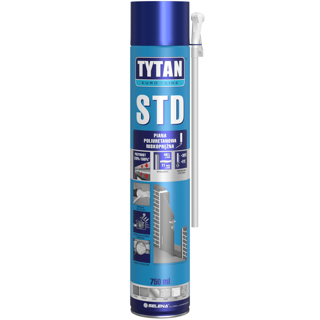 Piana montażowa EURO-LINE 750ml TYTAN
