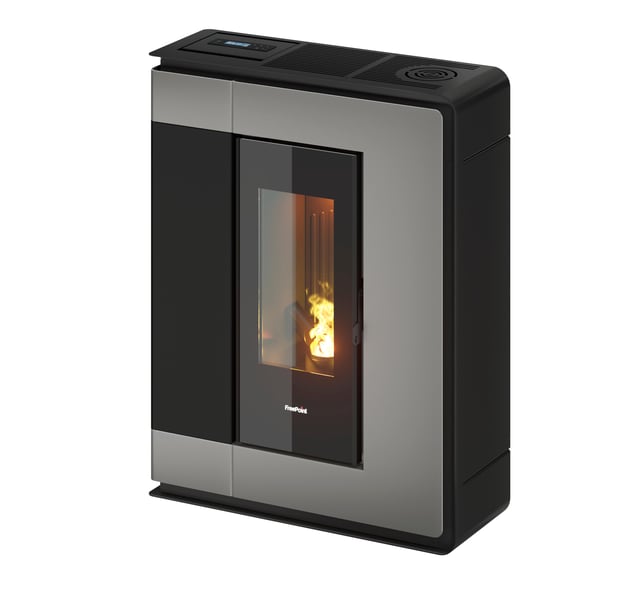 Poêle à granulés FREEPOINT 7023009 noir 9 kW