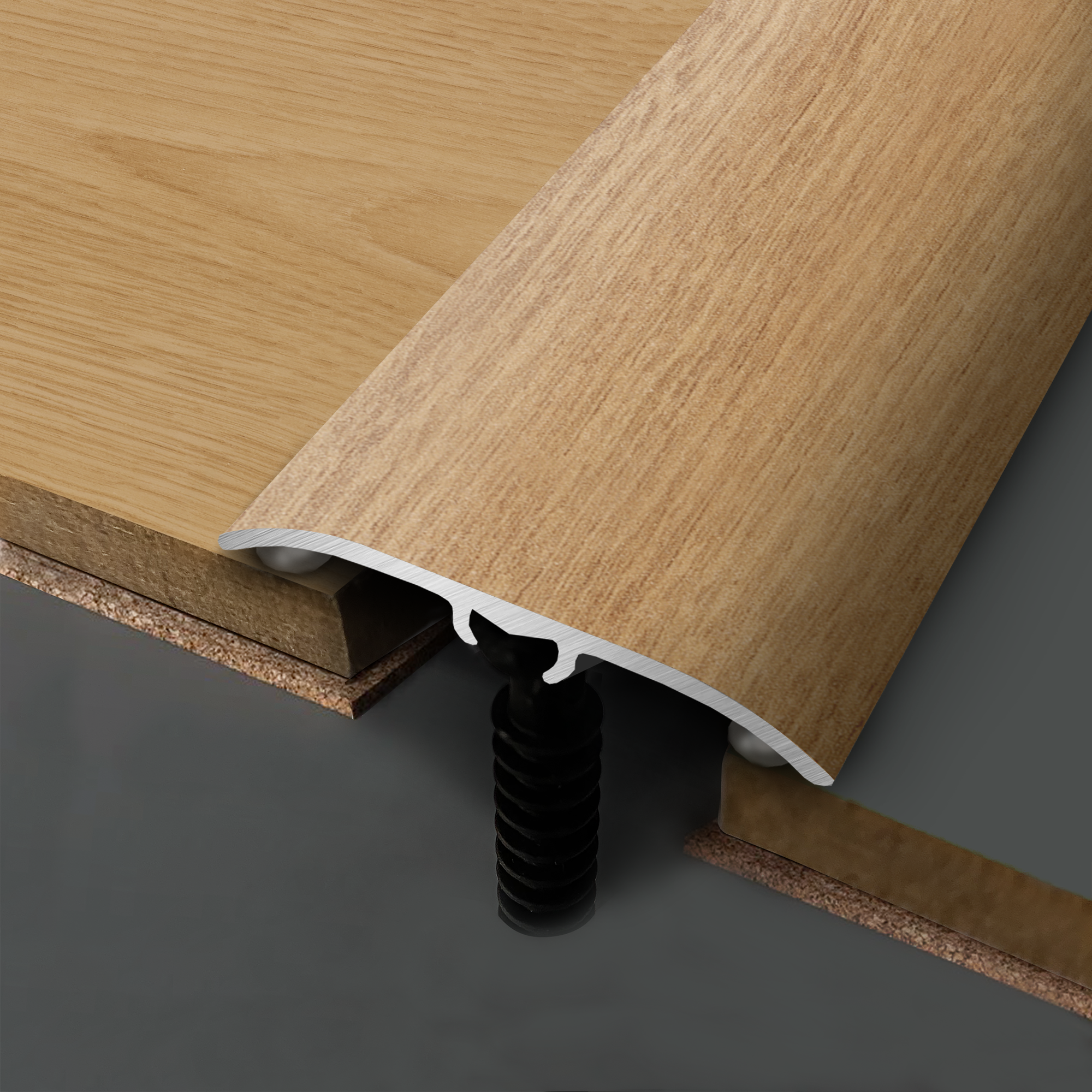 Perfil 4 em 1 de alumínio Artens 1660X37MM NAT348 - 5