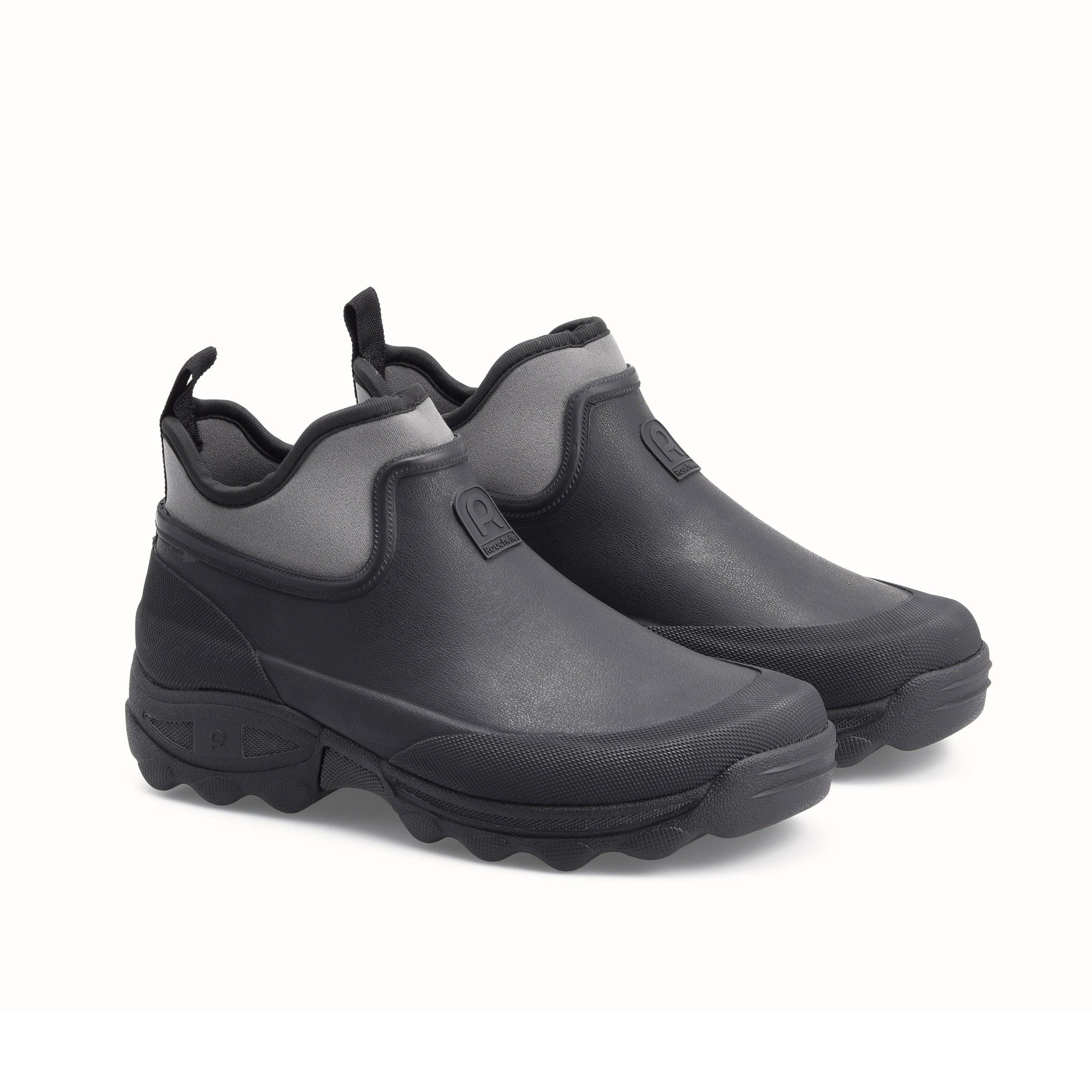 Bottine Caoutchouc naturel ROUCHETTE Bottillon clean land noir noir taille 44 - 5