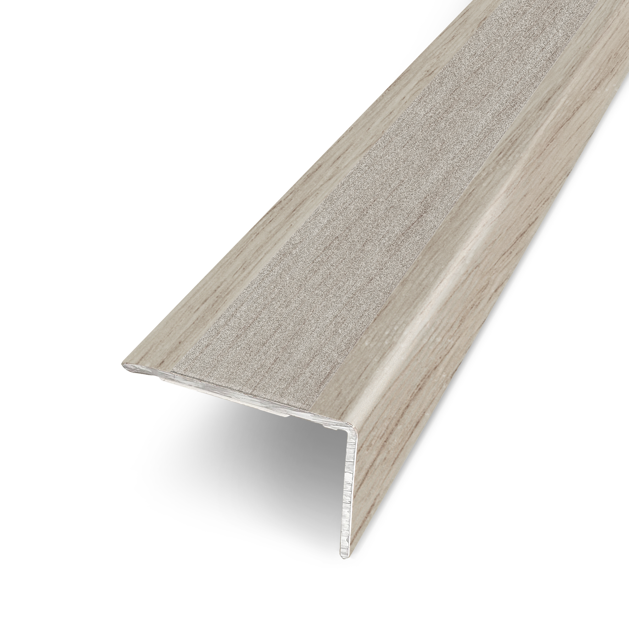 Perfil de canto de aluminio color gris claro 95 cm artens