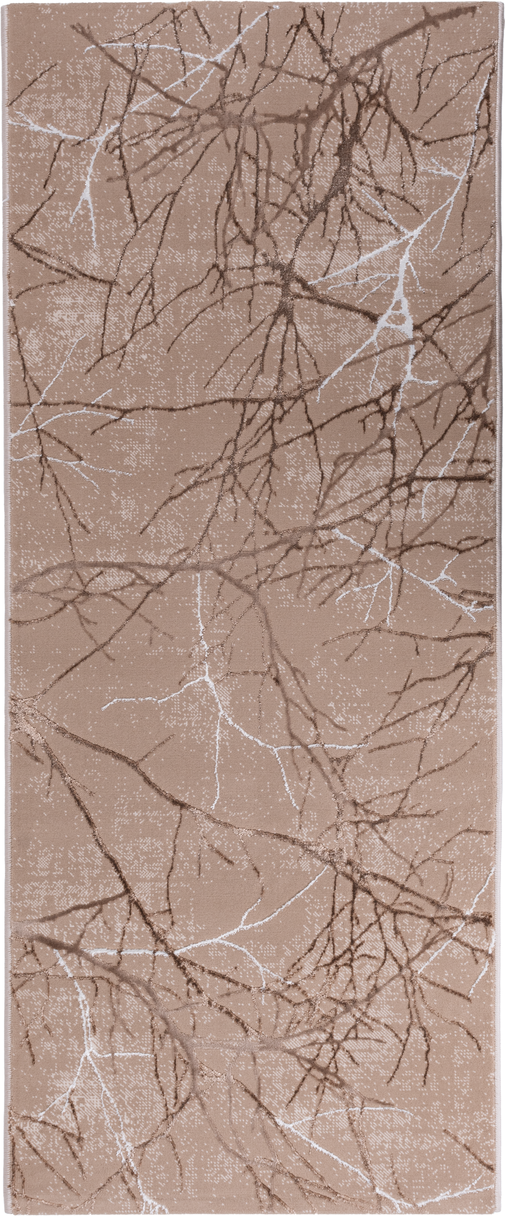 Chodnik dywanowy Century Gałęzie beżowy 67 x 160 cm