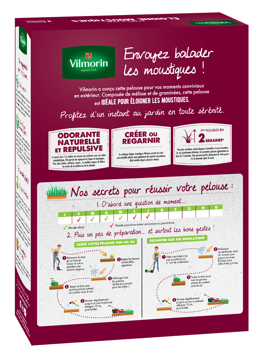 Pelouse éloigne moustique 1kg - 2