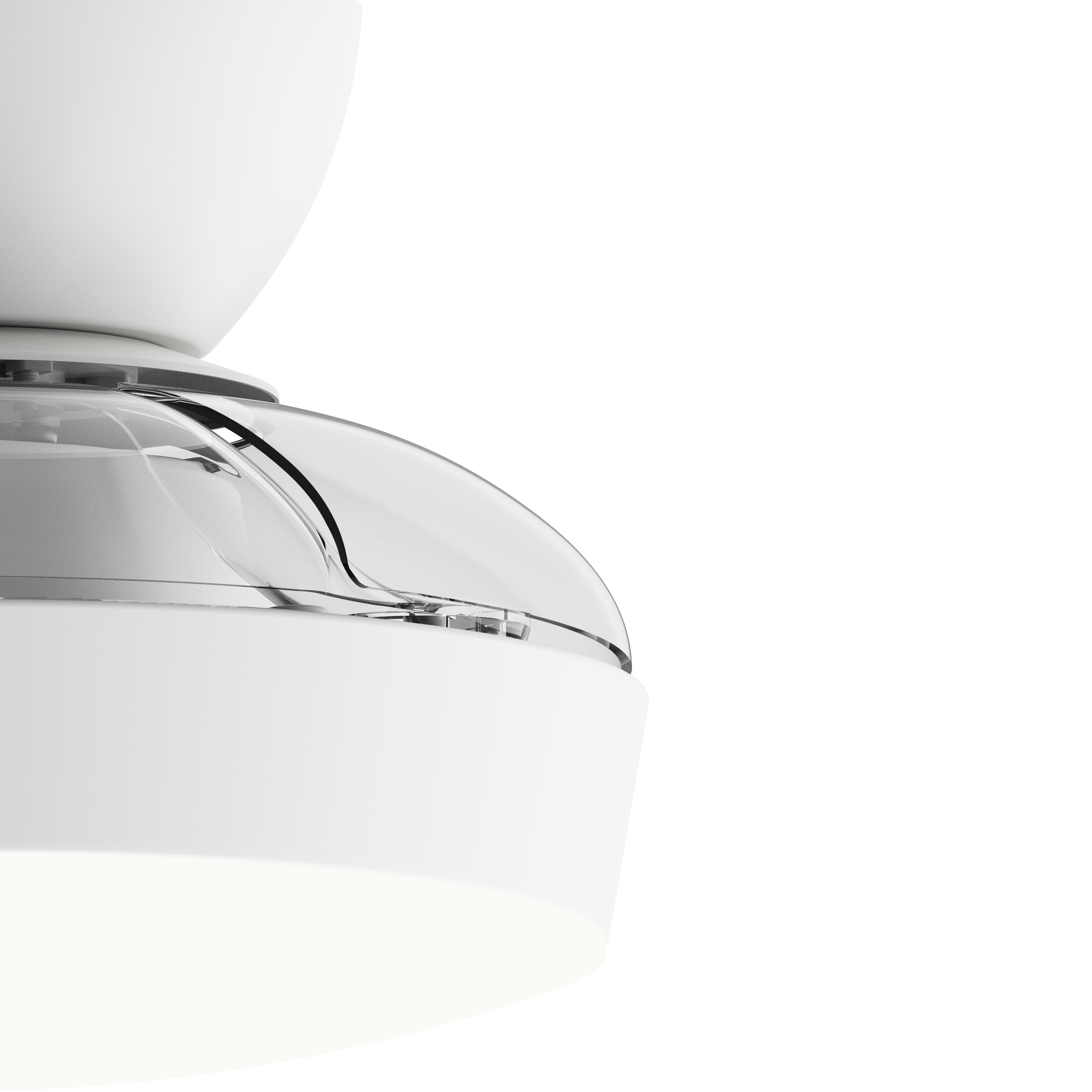 Ventilador de techo con luz silencioso DC 20W con mando ø55 cm Wizz SULION blanco luz CCT 3 aspas retráctiles tipo lámpara| 6 velocidades| modo verano/invierno| temporizador| brisa| recomendado para <13m² - 13