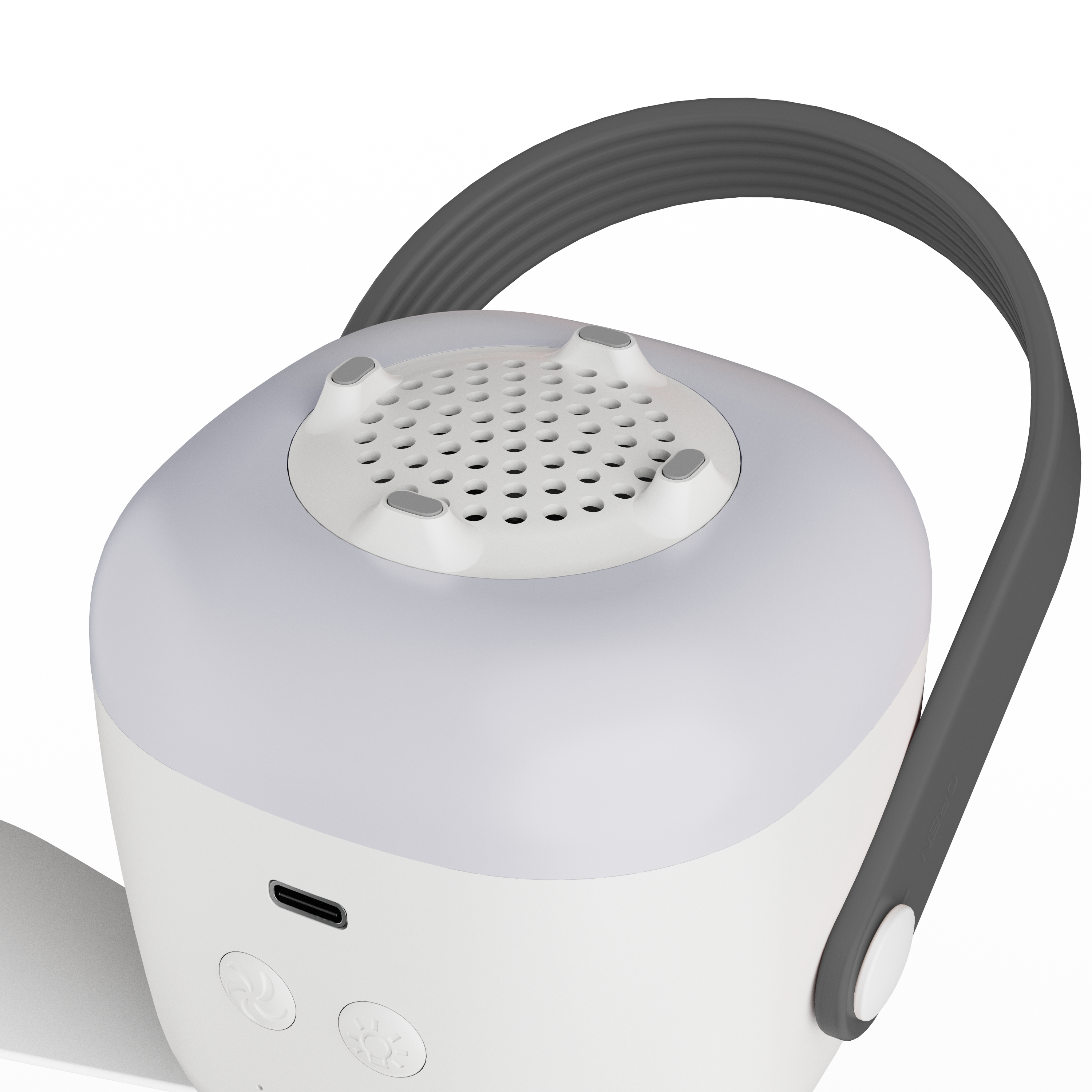 Ventilador de techo con luz portátil silencioso DC 3W con mando ø25 cm Camp SULION blanco luz neutra 2 aspas| 3 velocidades| modo verano/invierno| temporizador| recomendado para <13m² - 11