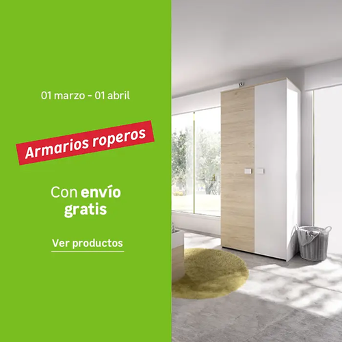 Armario 2 Puertas Corredera Plus 100 - Slide - 204x100x50 - Blanco Brillo  con Ofertas en Carrefour
