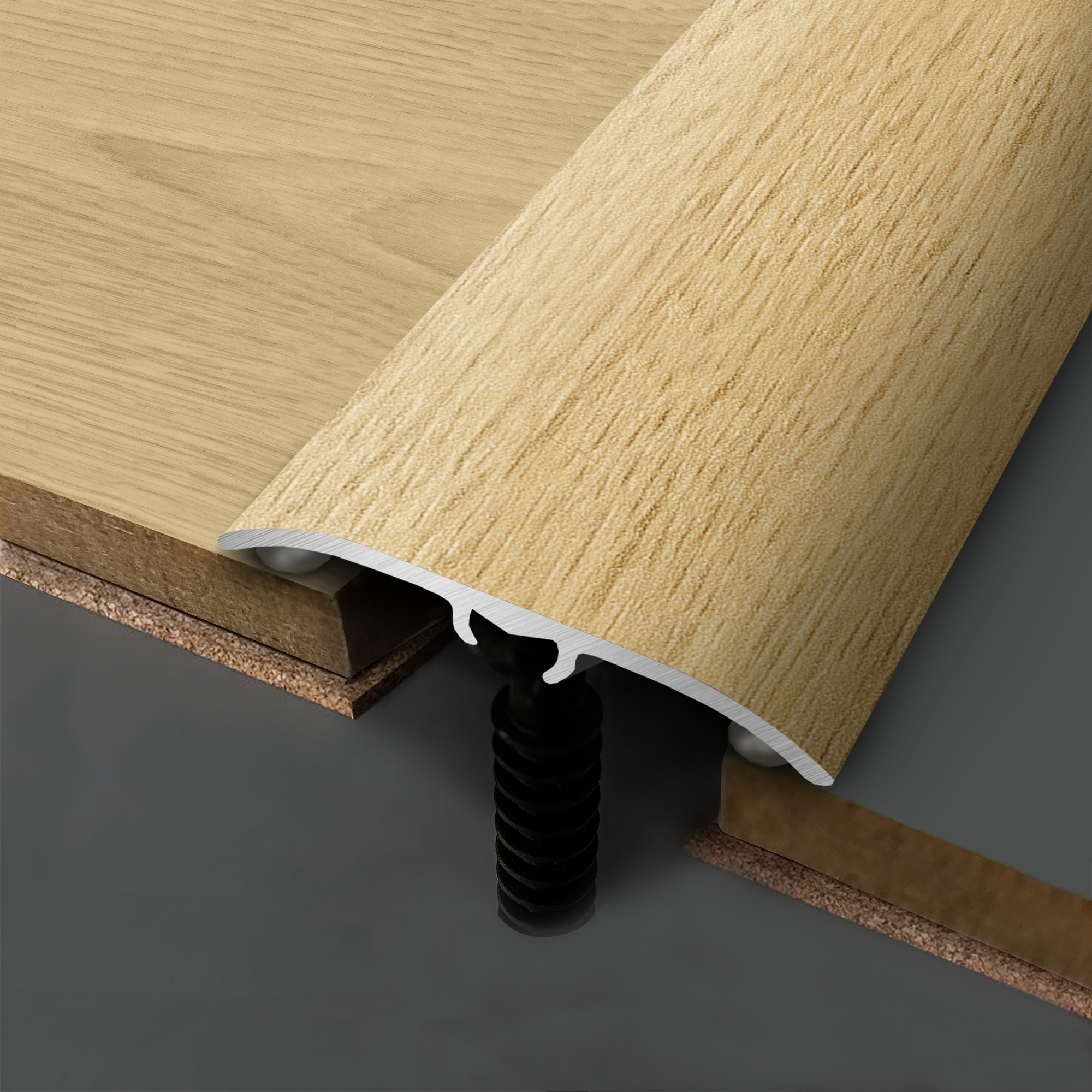 Perfil 4 em 1 de alumínio Artens 1660X37MM NAT325 - 6