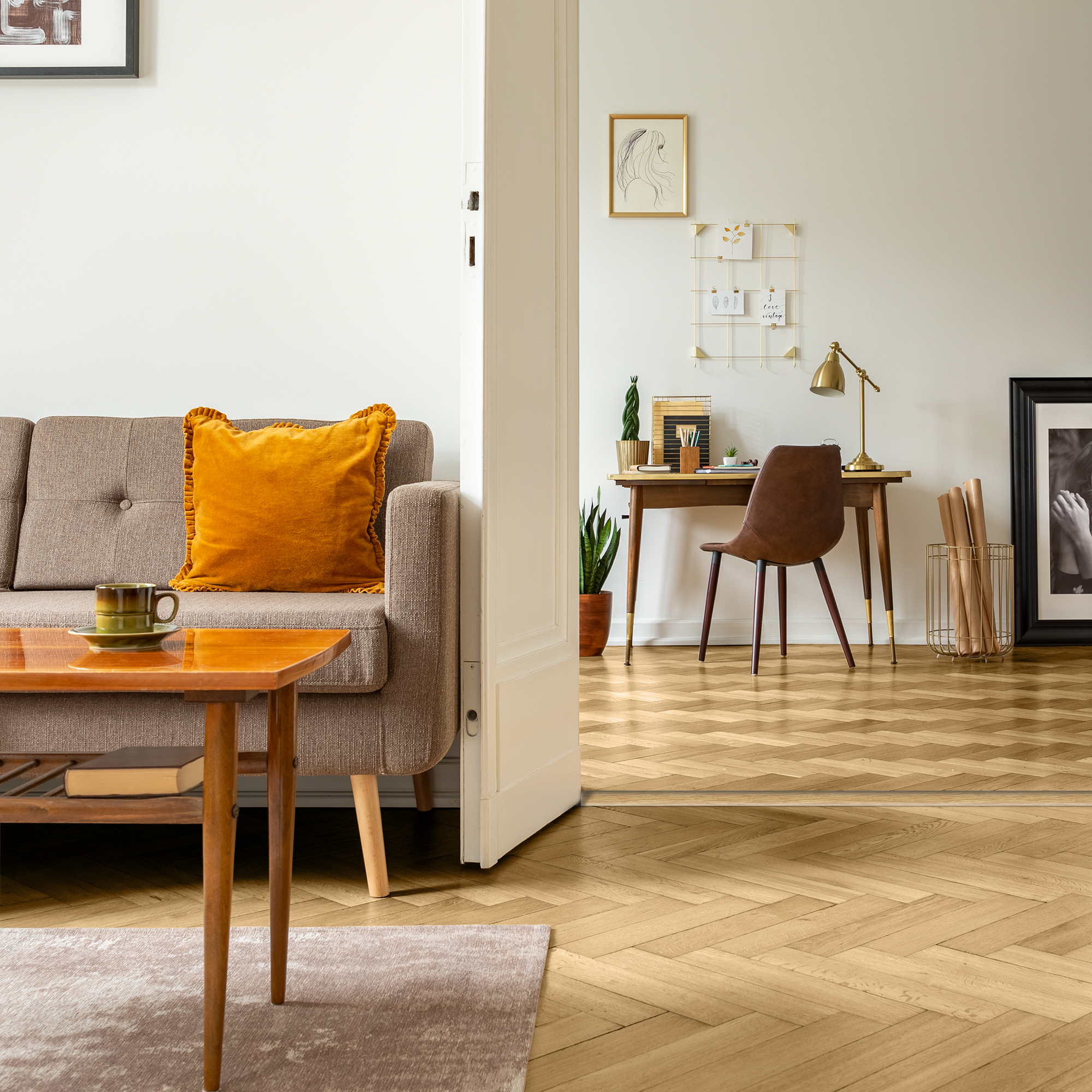 Perfil 4 em 1 de alumínio Artens 1660X37MM NAT365 - 2