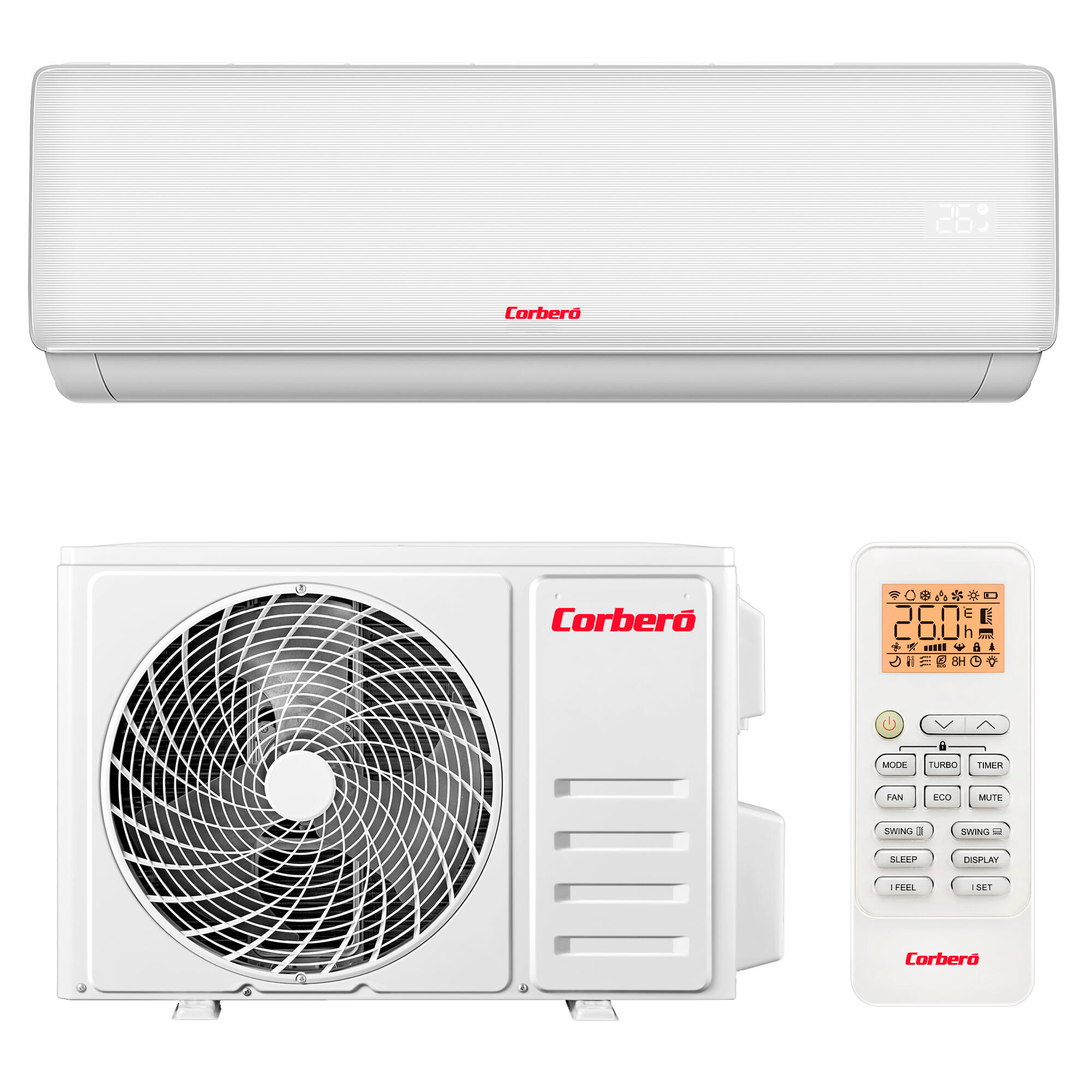 Aire acondicionado 1x1 corberó gregal 45000 fg wifi