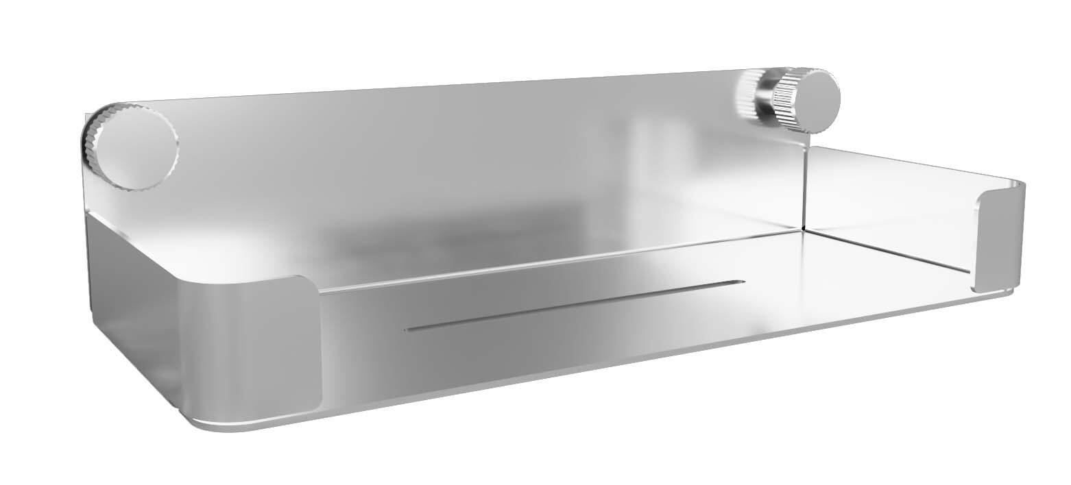 Bandeja para mampara doppia cromado