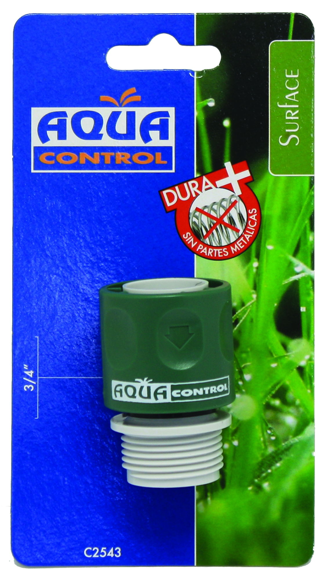 Enlace rápido 15mm con rosca macho de 3/4 - 3