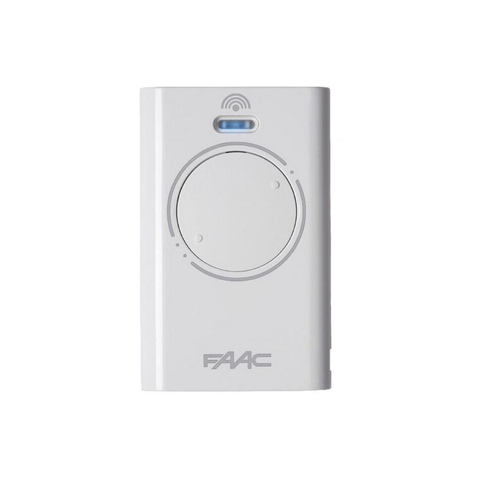 Telecomando Rolling Code FAAC XT2 SLH LR in abs bianco 868 MHZ 2 canali
 - 3
